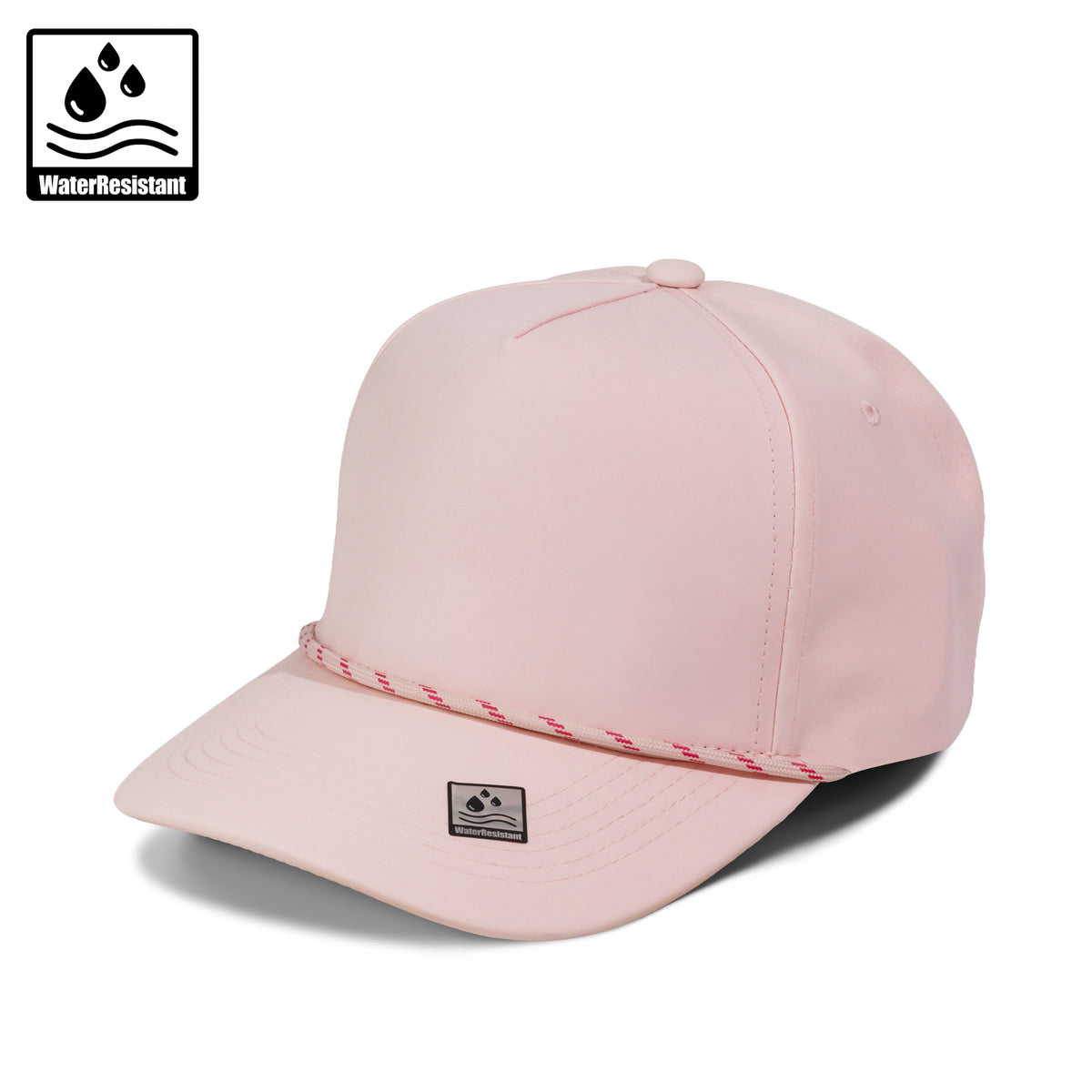 Plain Curve 5Panel Rope Hat Water Repellent 5002
