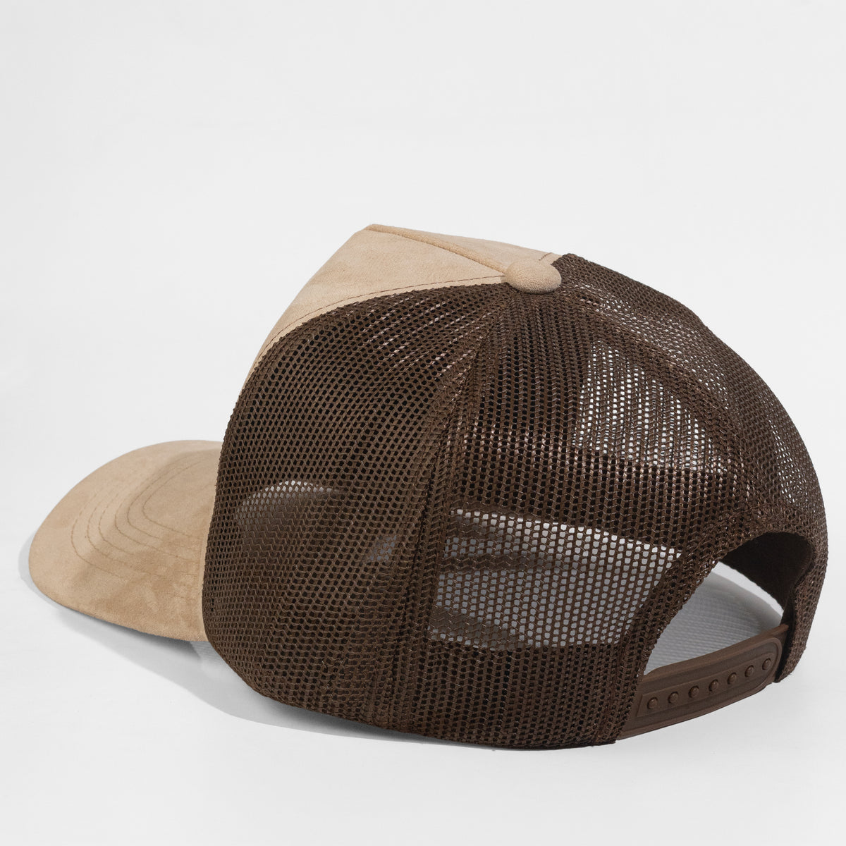 Plain 5Panel Suede Curve Mesh 5005