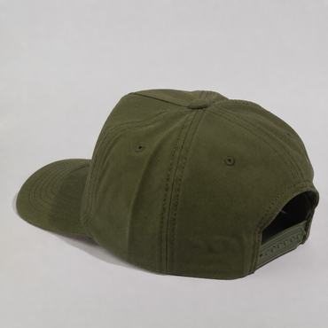 Plain Slight Curve Unstructured 5Panel Oxford Hat 5019