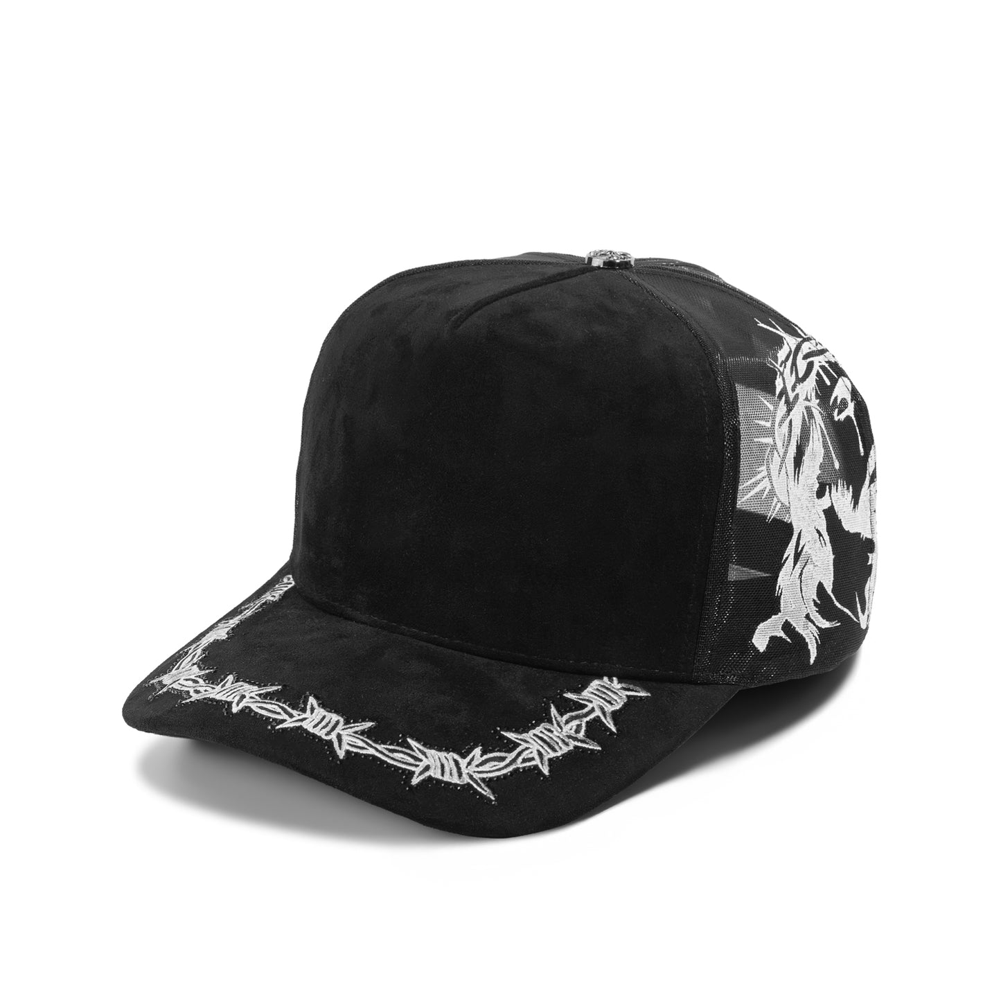 Plain 5Panel Fancy Hat 5030 JESUS FACE MESH