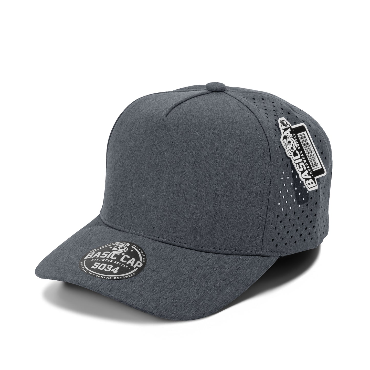 Plain Curve 5Panel NC Laser Hole Hat 5034