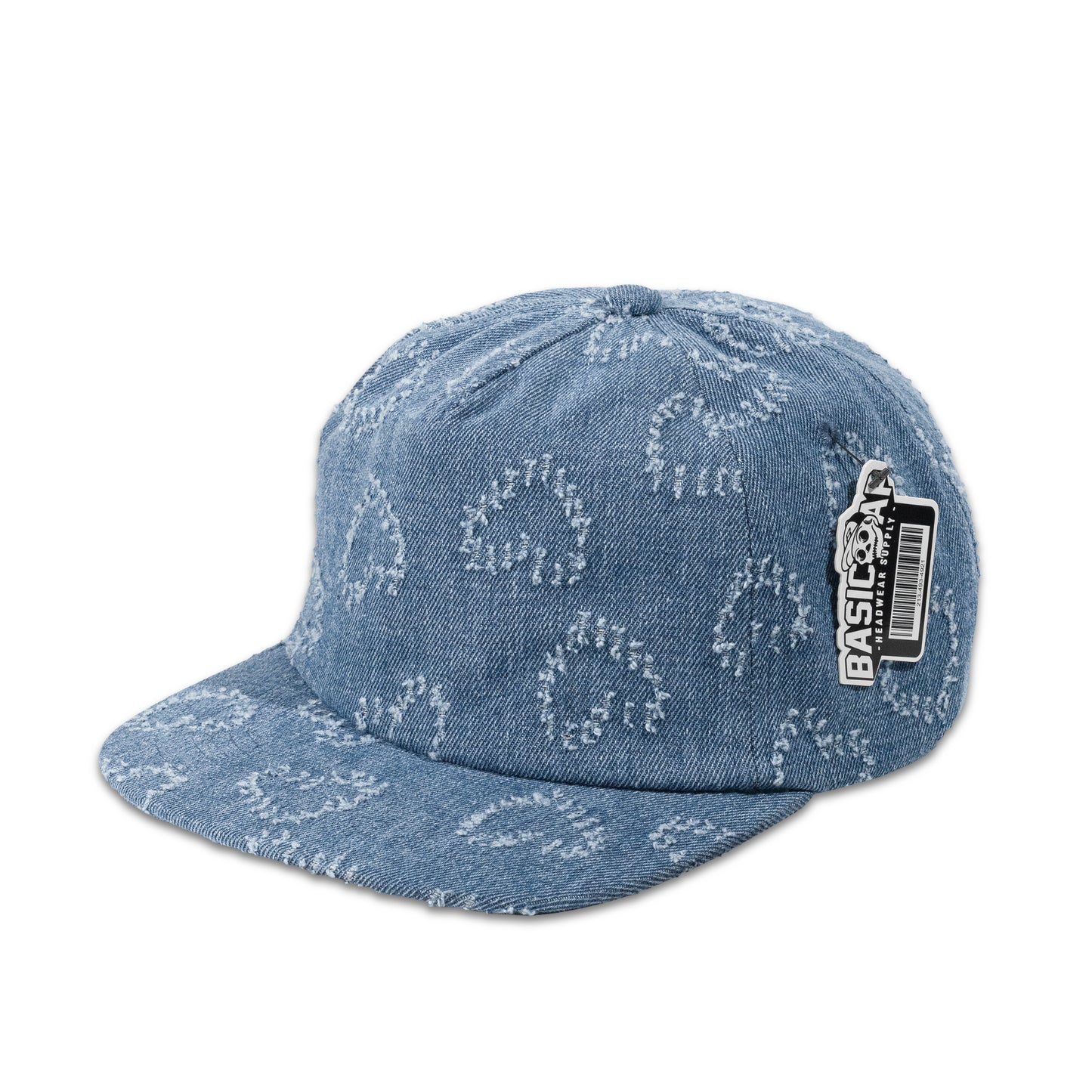 Plain Flat Unstructured 5Panel Love Jean Hat 5035