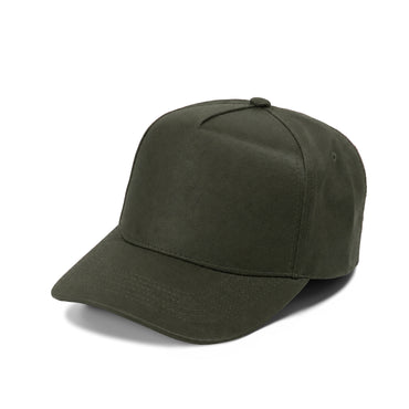 Plain Curve 5Panel Washed Canvas Hat 5040