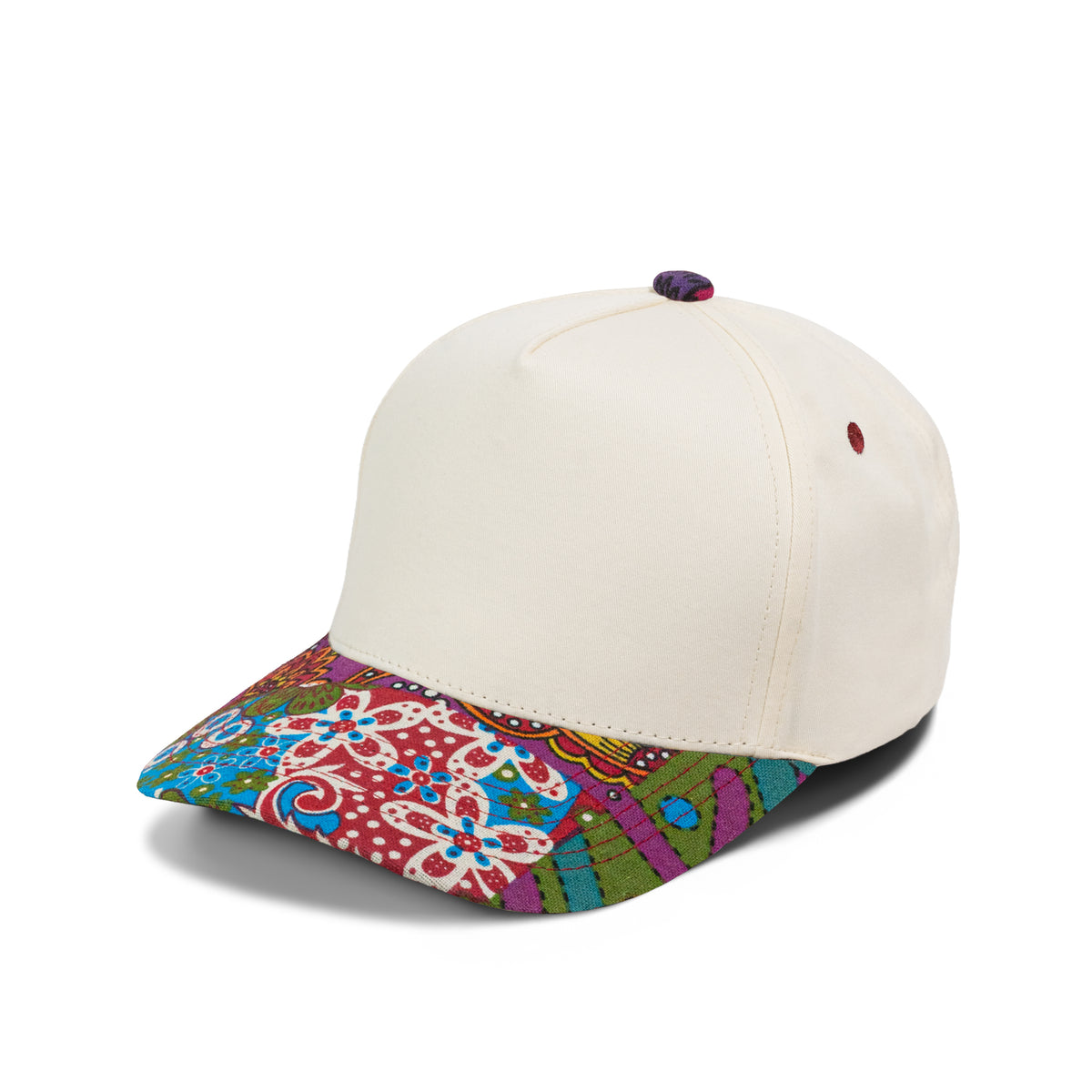 Plain Curve 5Panel Aztec Hat 5063