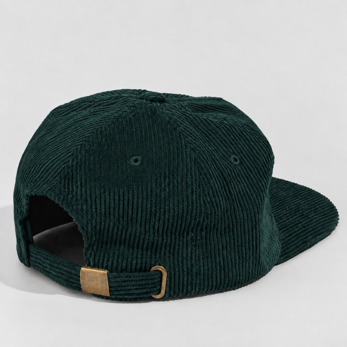 Plain Flat Unstructured 5Panel Full Corduroy Hat 5054