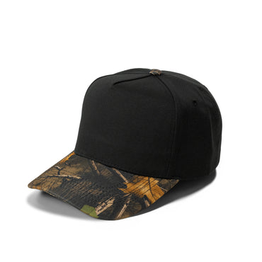 Plain Curve 5Panel Hunting Camo Hat 5001H1