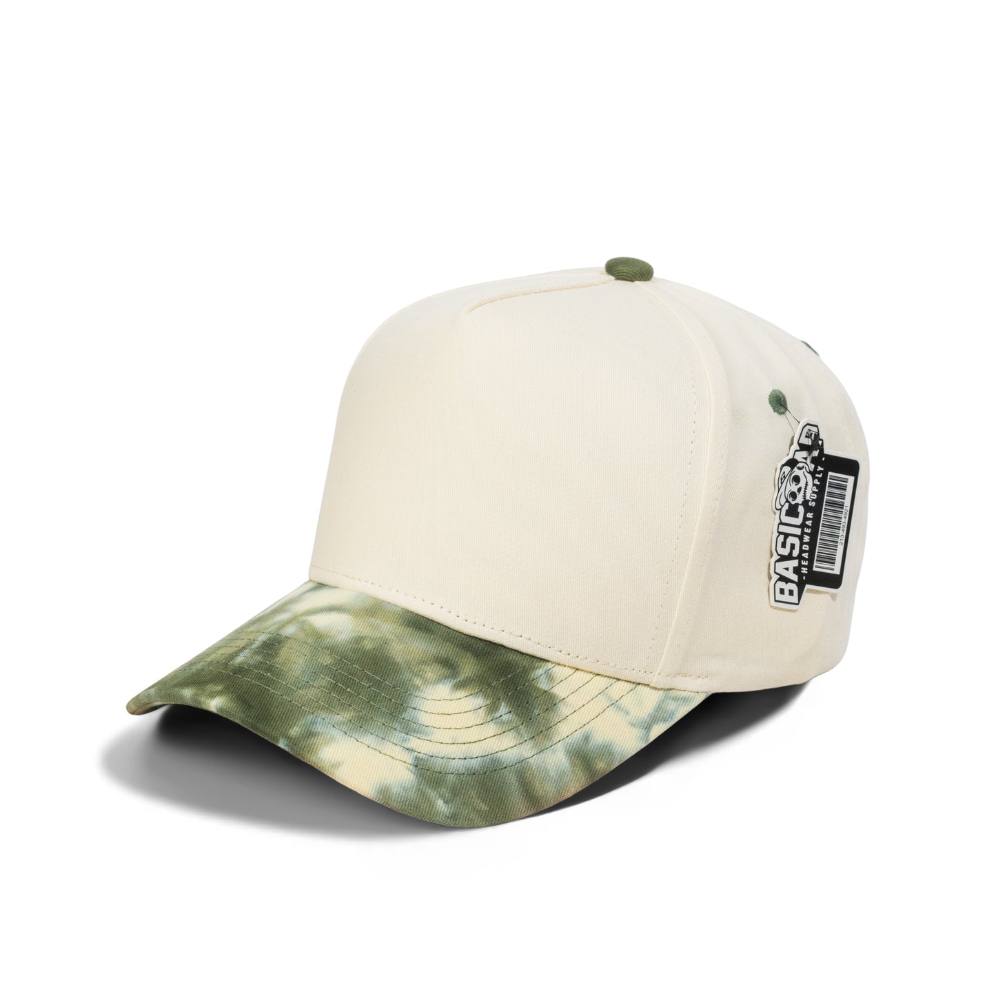 Plain 5Panel Tiedye Curve Hat 5012