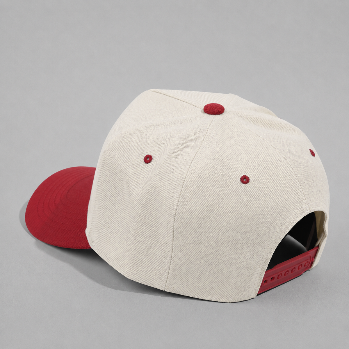 Plain Curve 5Panel Wool Hat 5011