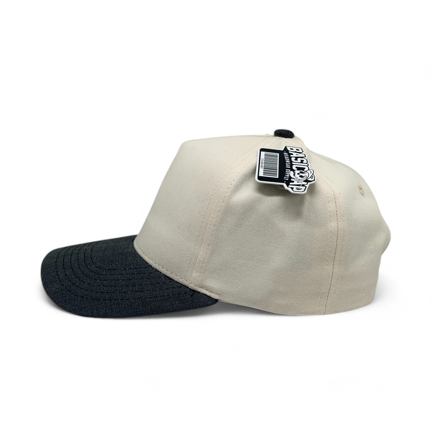 PLAIN CURVE 5PANEL JEAN HAT - PJ5C
