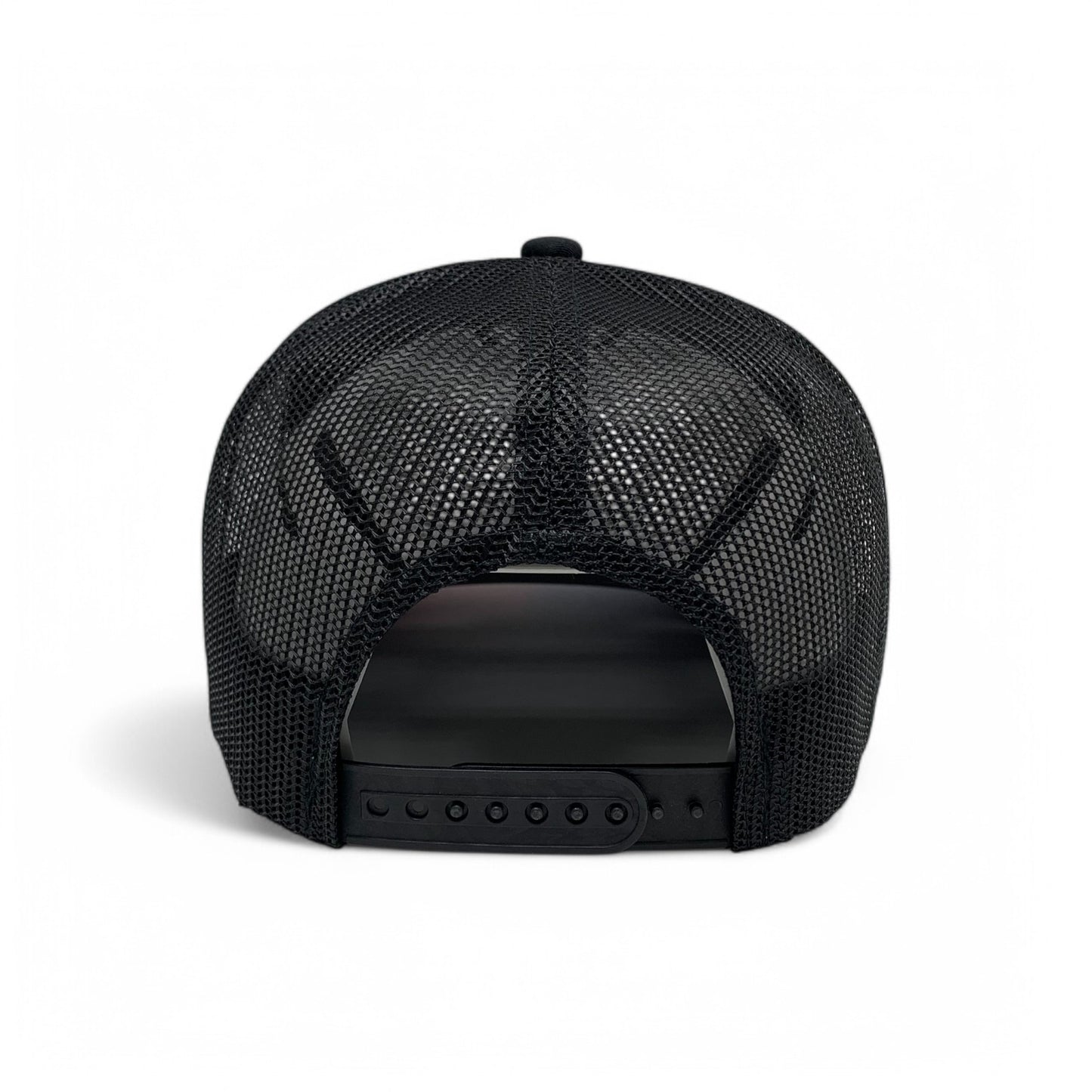 PLAIN CURVE 5PANEL UNDER USA PRINTED MESH HAT - P5MU