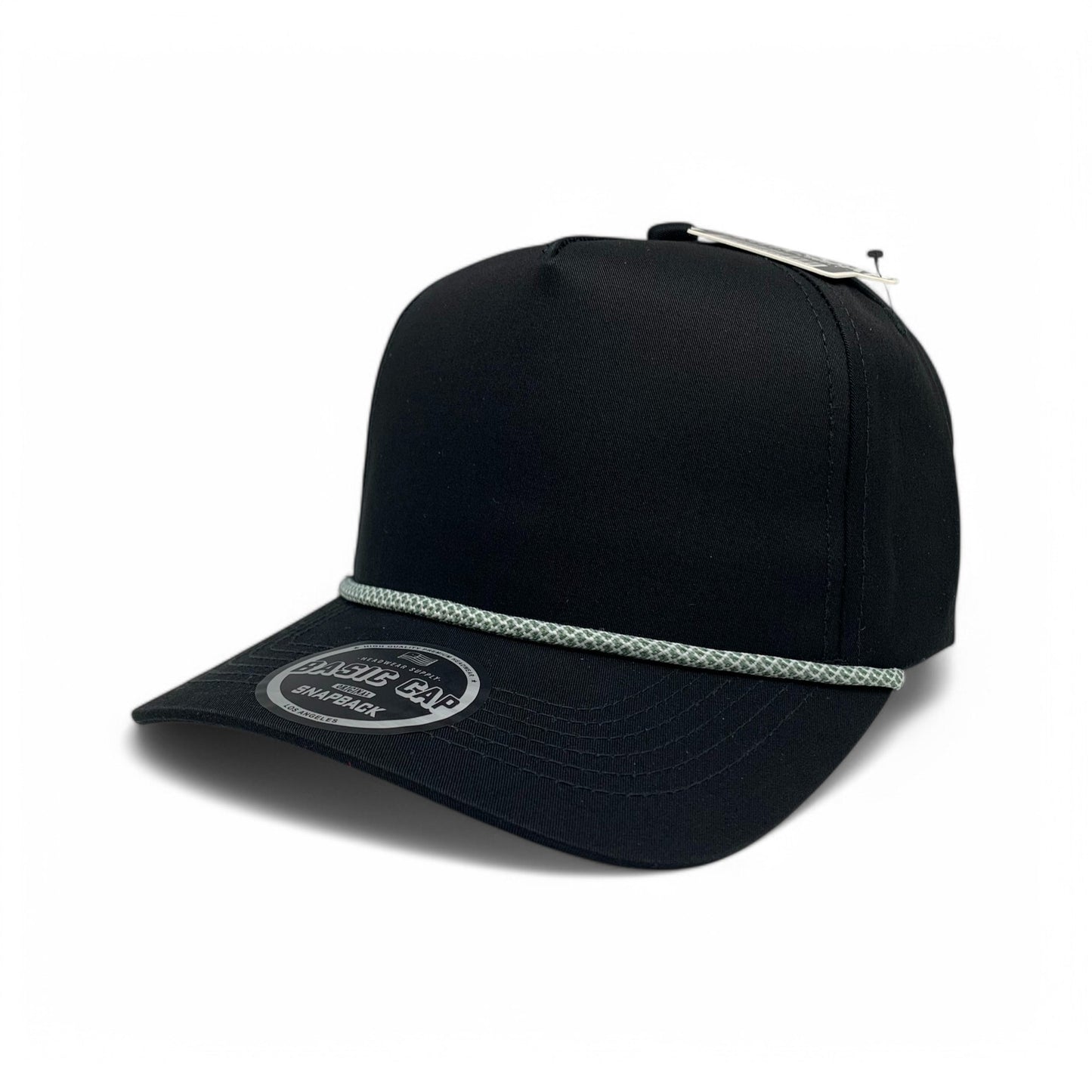 PLAIN CURVE 5PANEL WITH ROPE HAT - P5CR