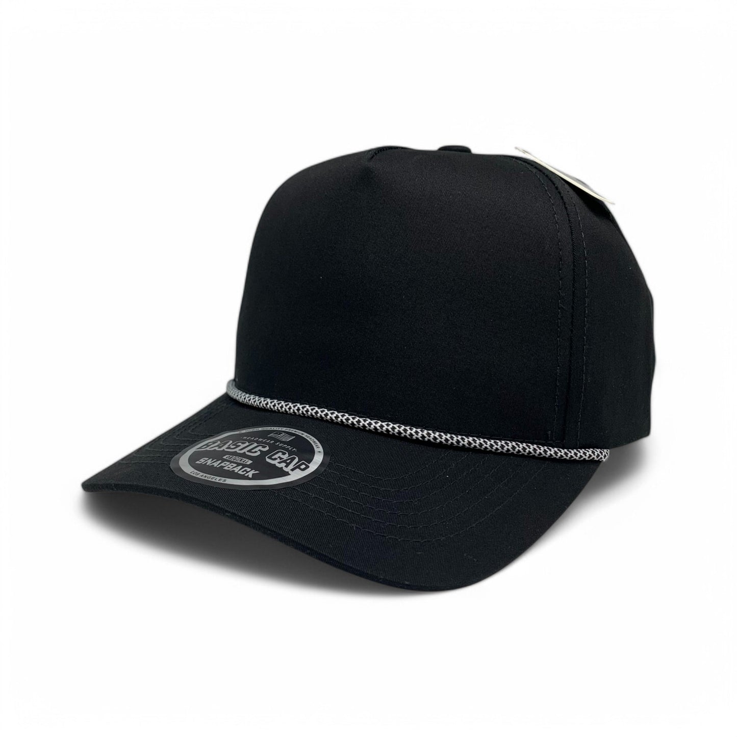 PLAIN CURVE 5PANEL WITH ROPE HAT - P5CR