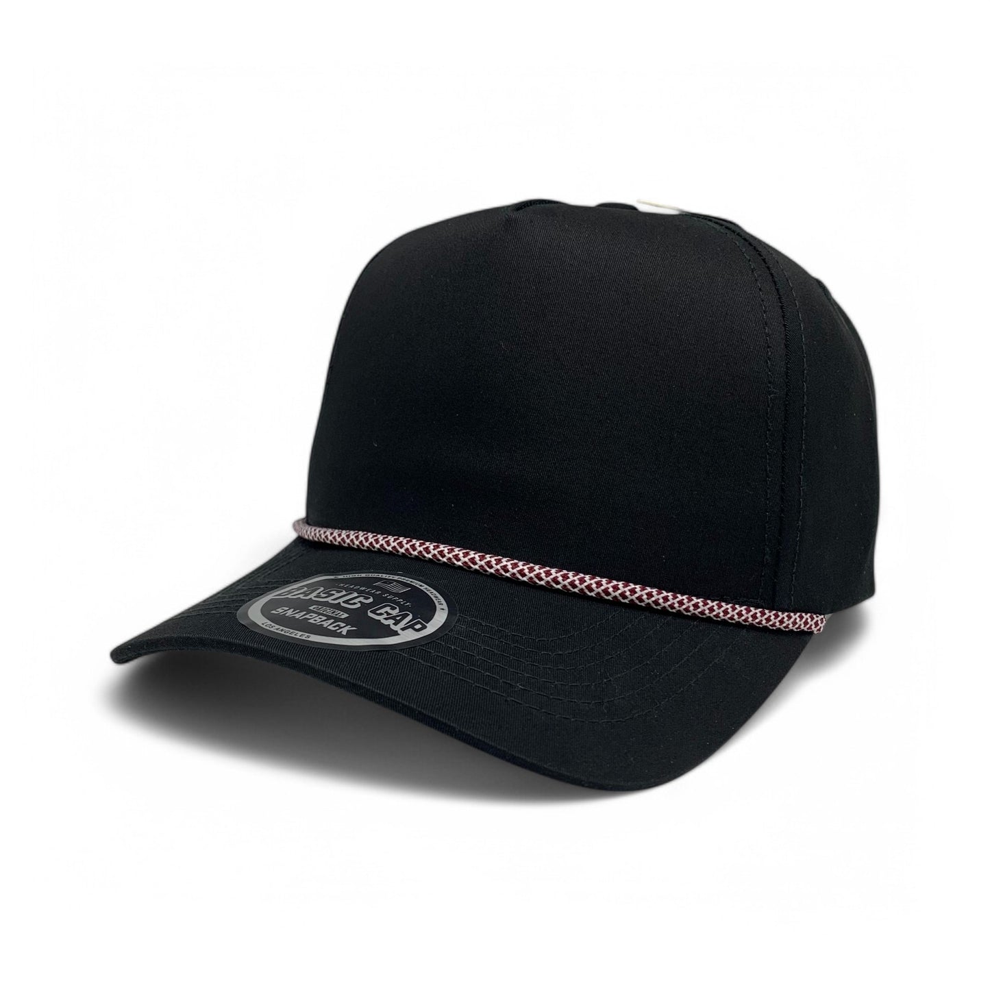 PLAIN CURVE 5PANEL WITH ROPE HAT - P5CR