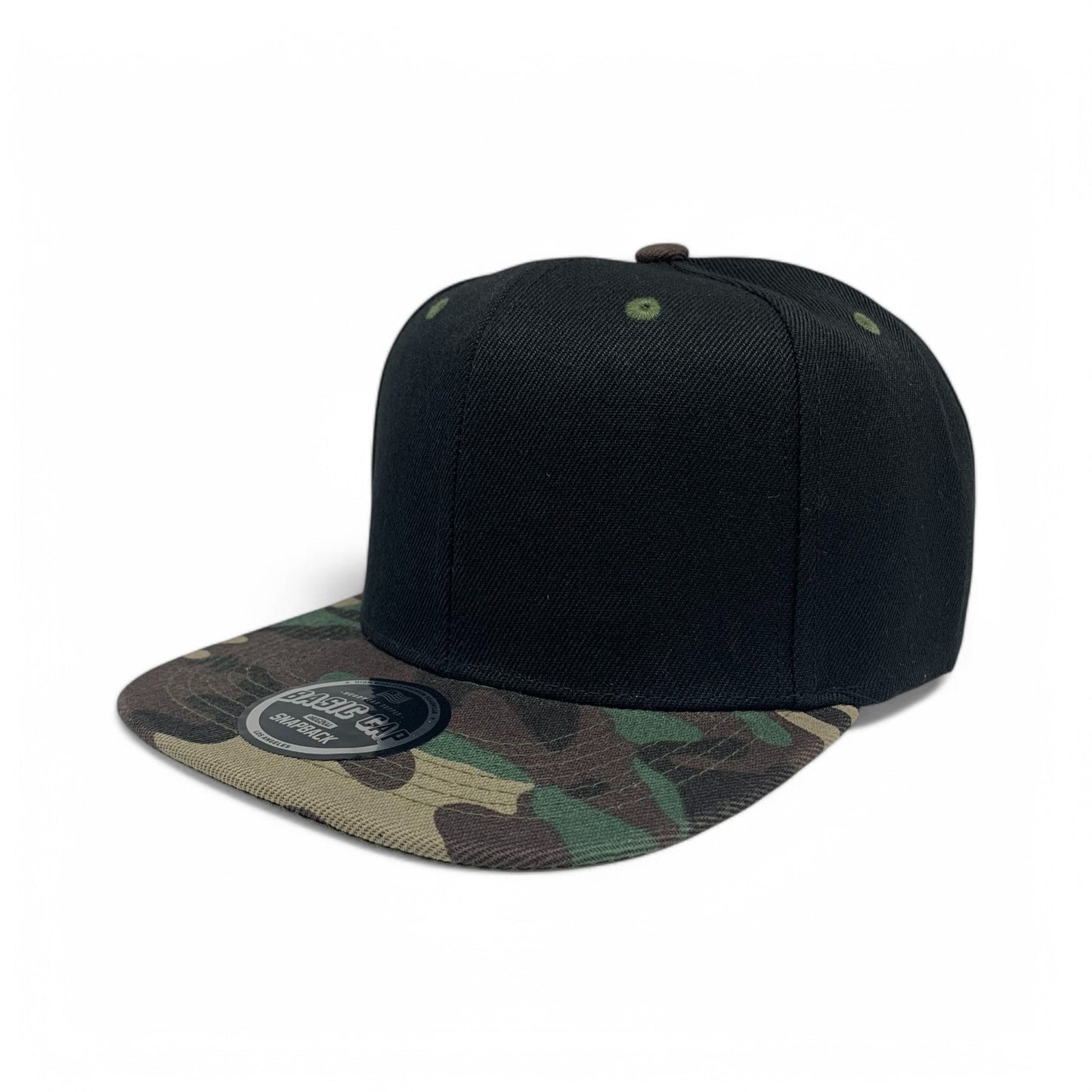 Plain Poly Snapback Hat 8002