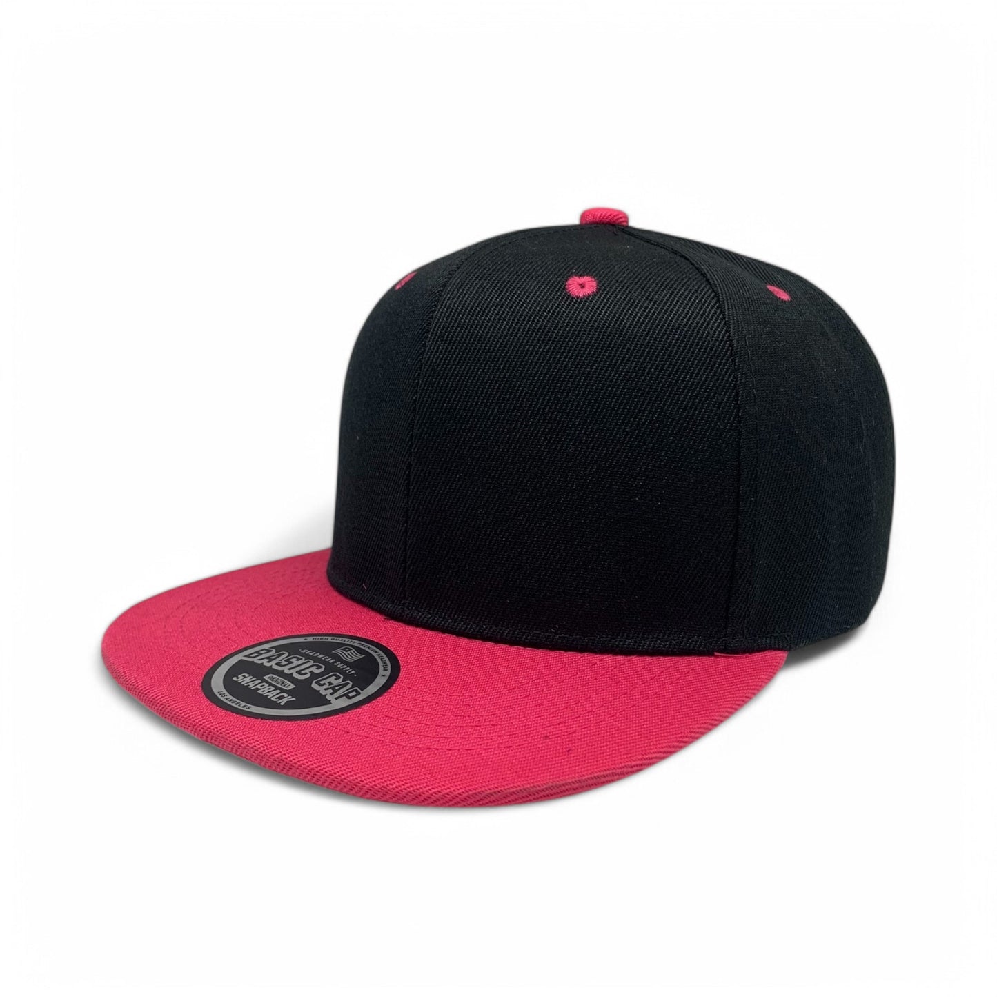 Plain Poly Snapback Hat 8002