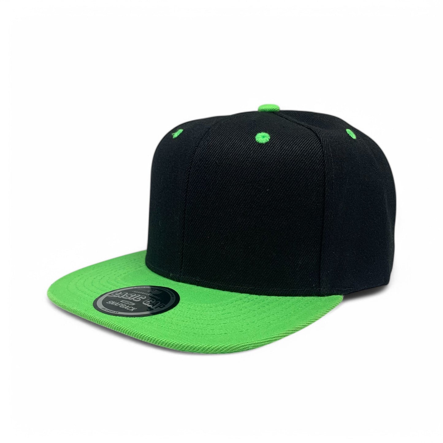 Plain Poly Snapback Hat 8002