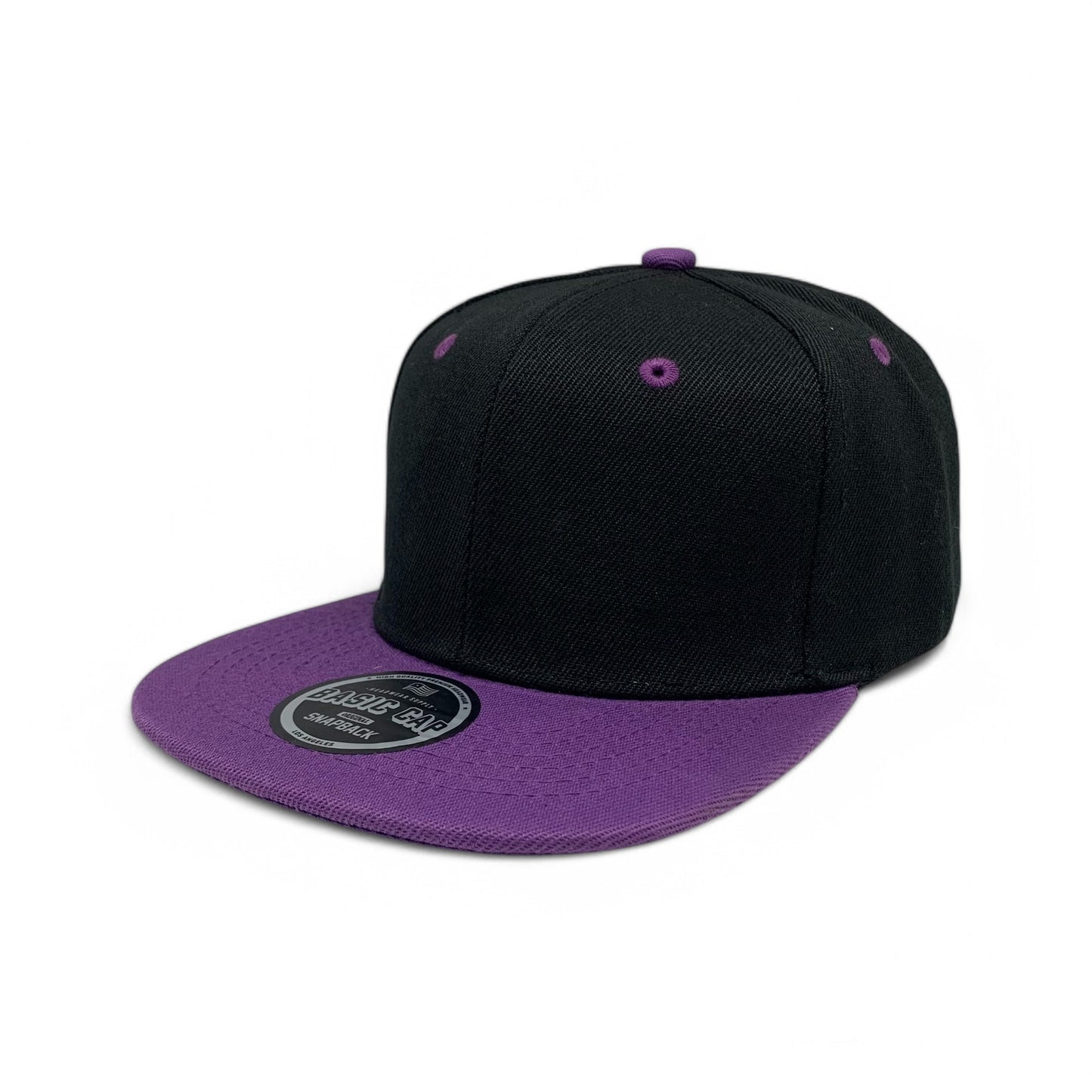Plain Poly Snapback Hat 8002