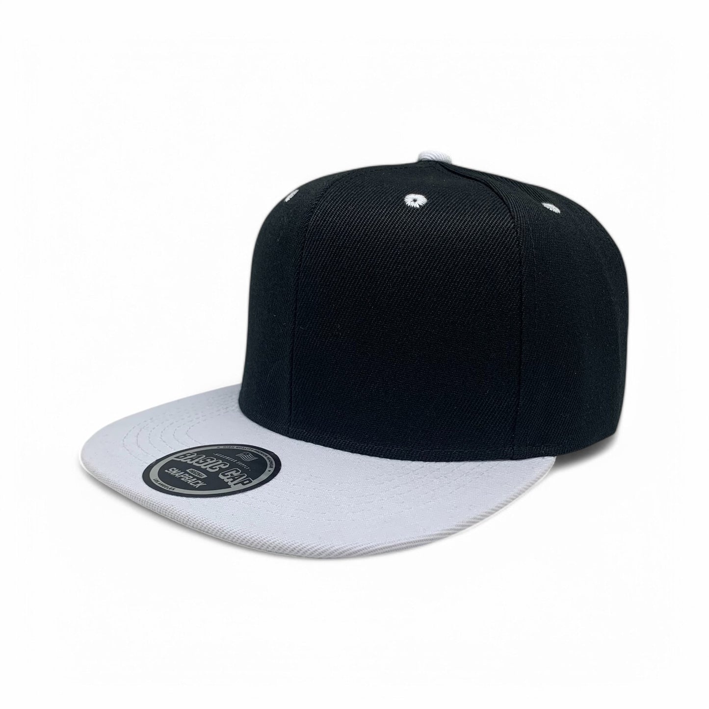 Plain Poly Snapback Hat 8002
