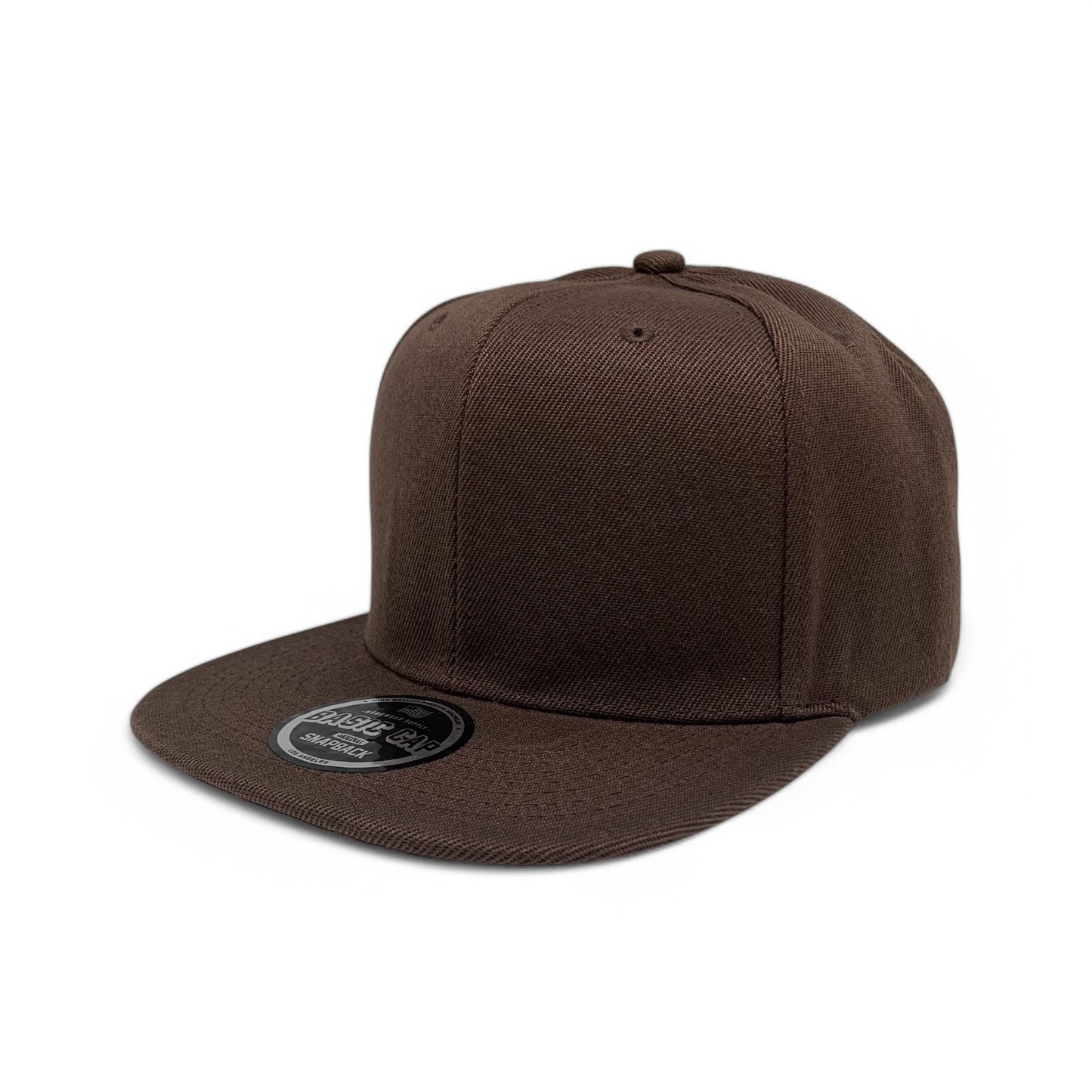 Plain Poly Snapback Hat 8002
