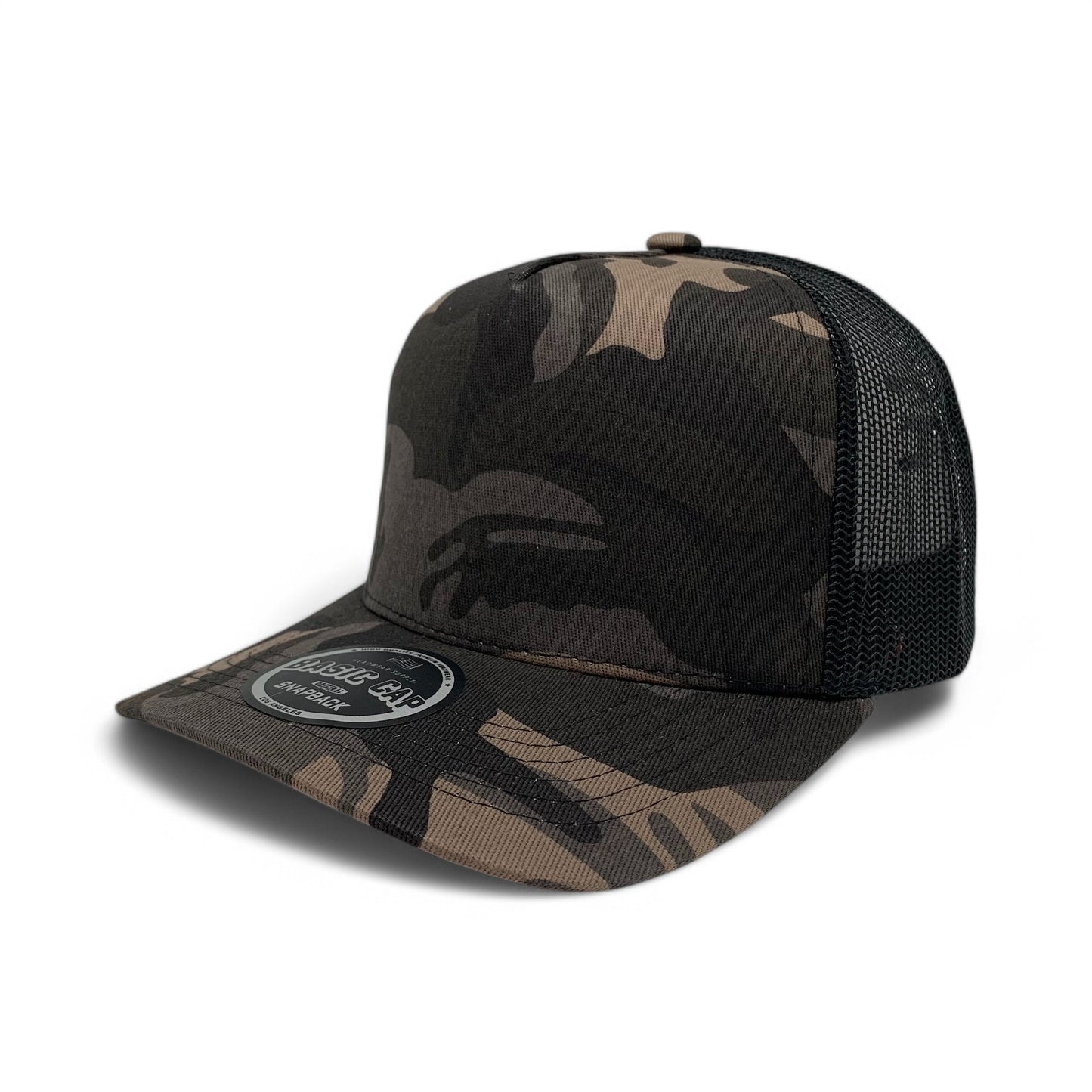 PLAIN CURVE 5PANEL CAMO PATTERN MESH - P5CCM