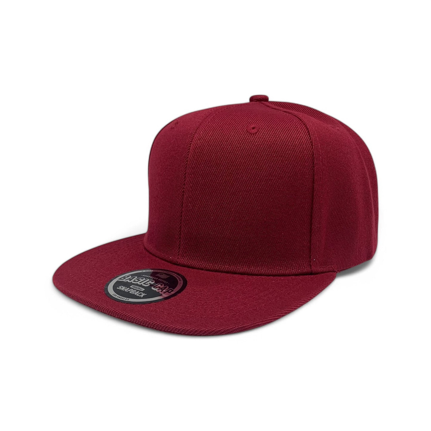 Plain Poly Snapback Hat 8002