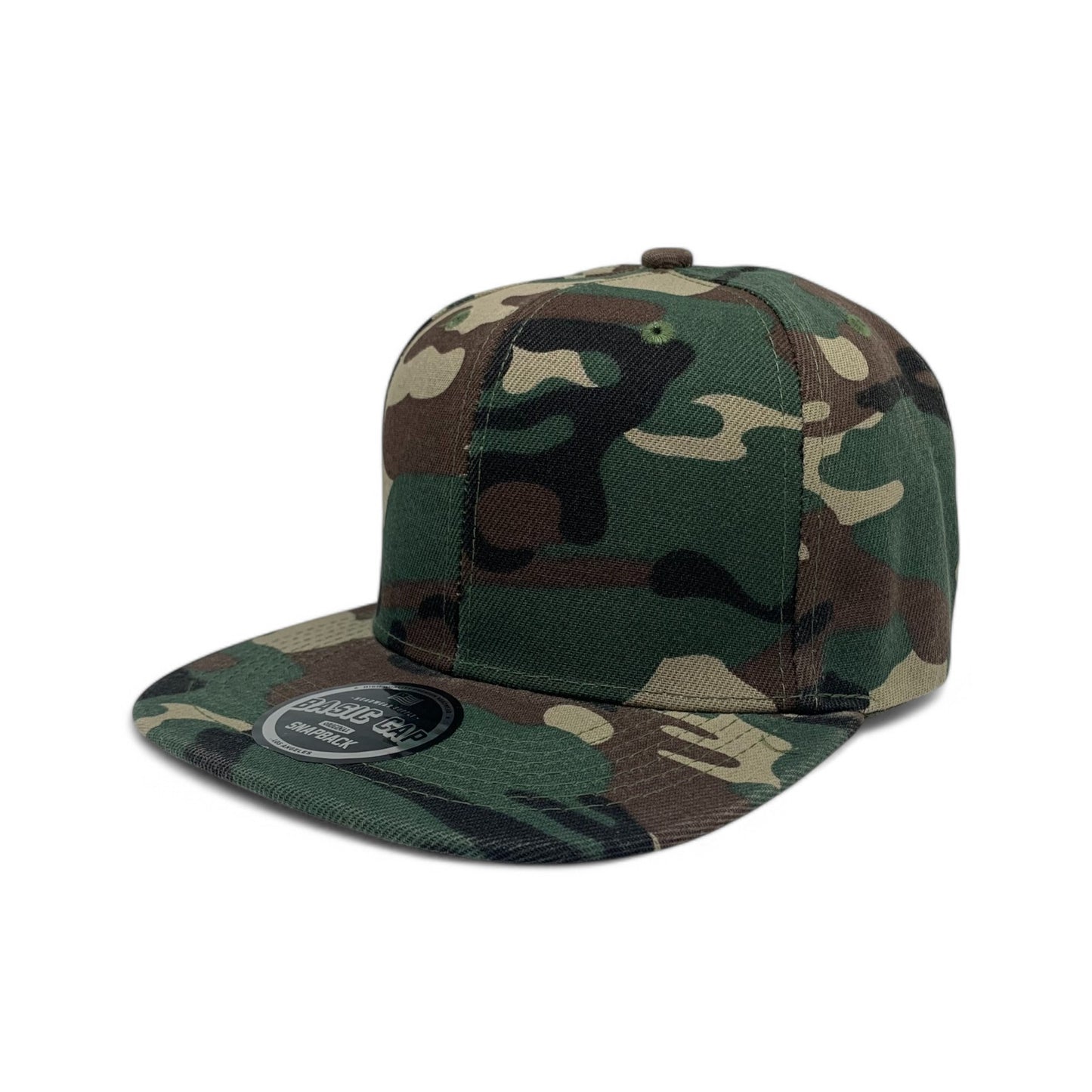 Plain Poly Snapback Hat 8002