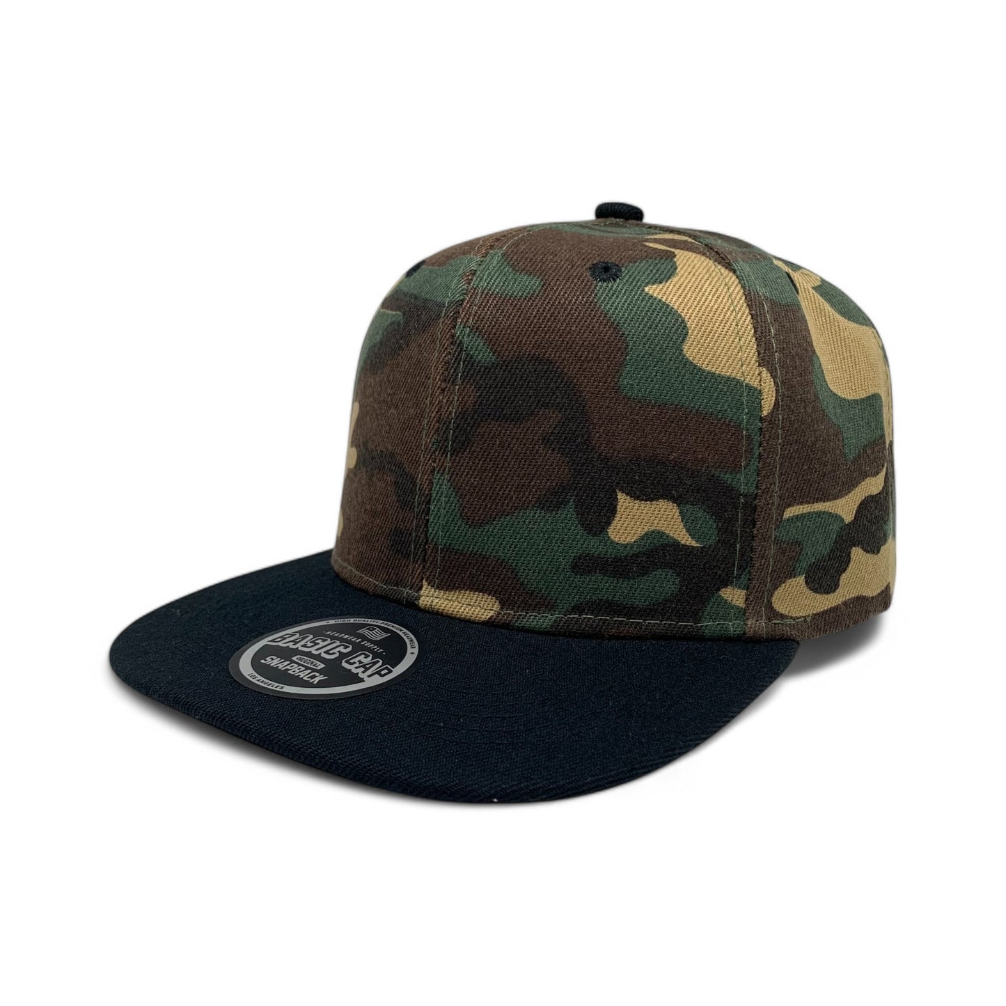 Plain Poly Snapback Hat 8002