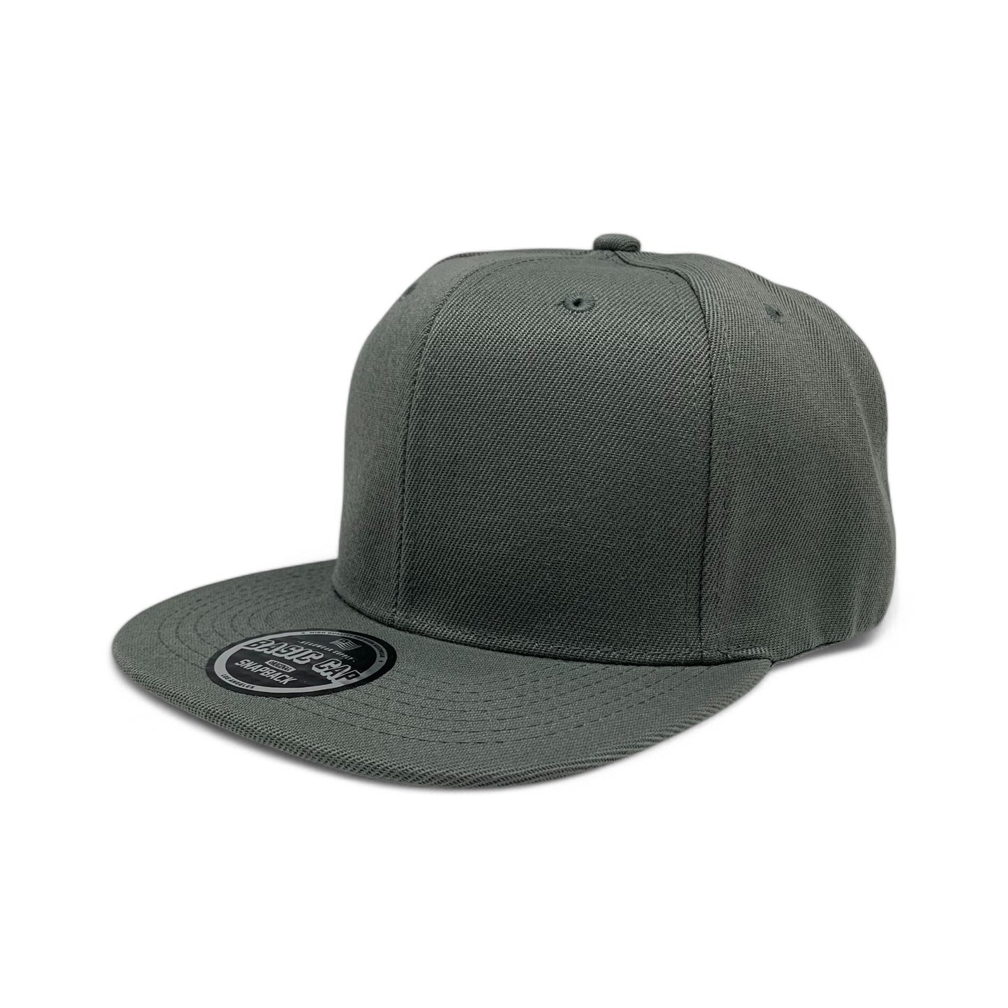 Plain Poly Snapback Hat 8002