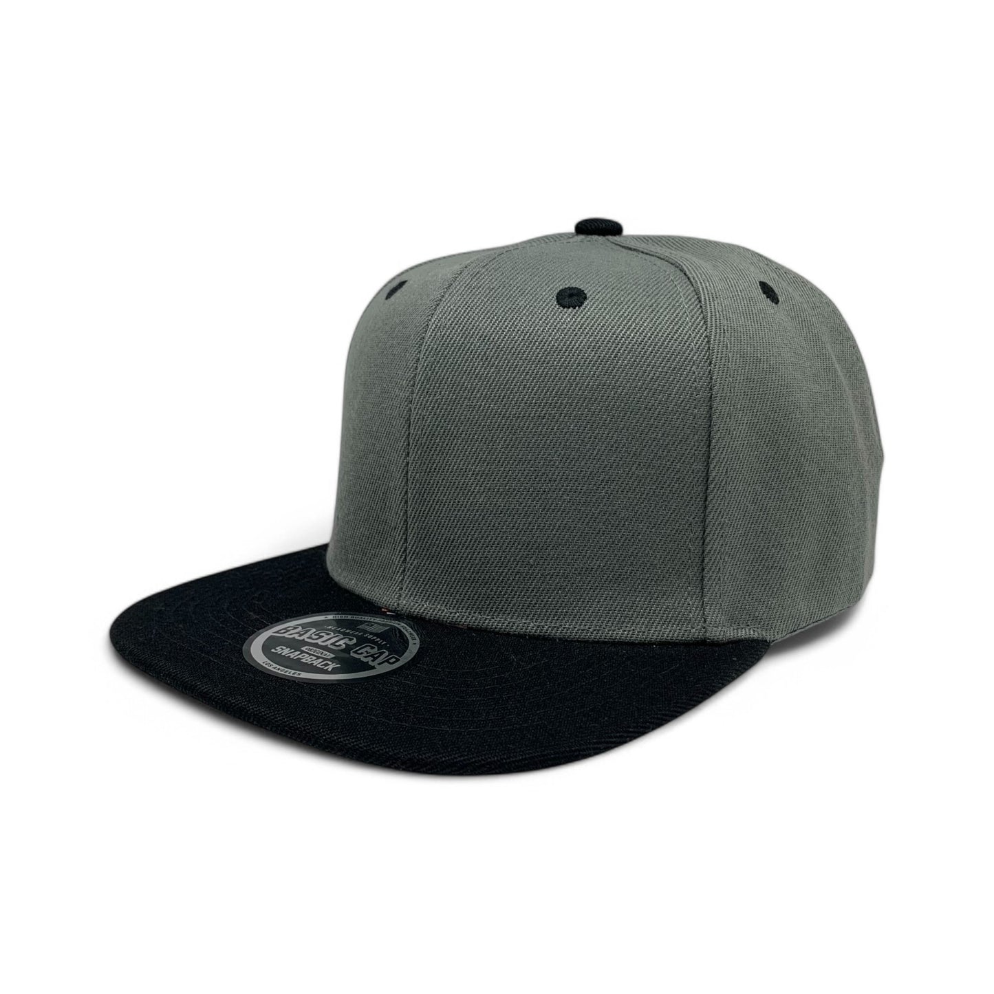 Plain Poly Snapback Hat 8002