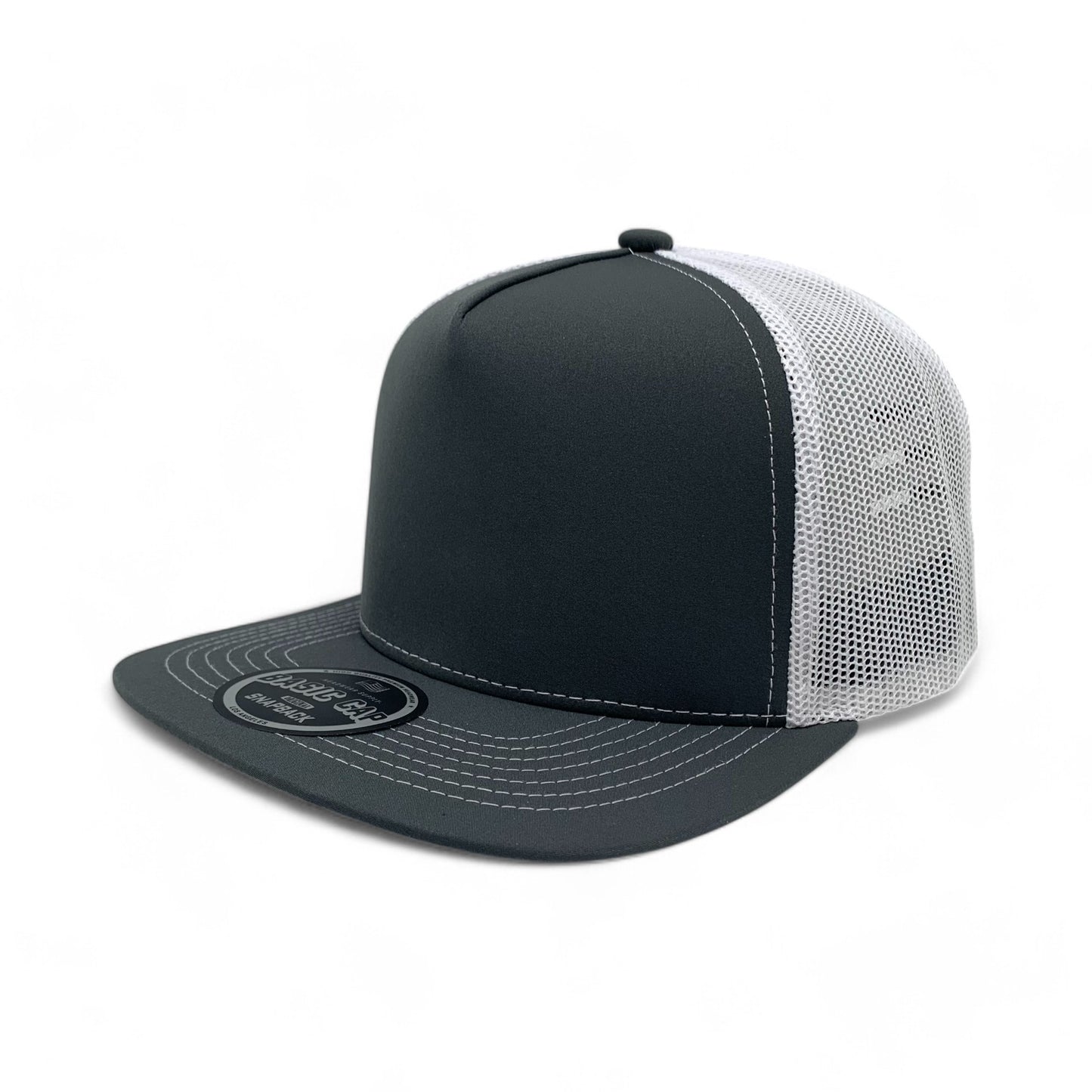 Plain 5Panel Flat Bill Mesh 5051
