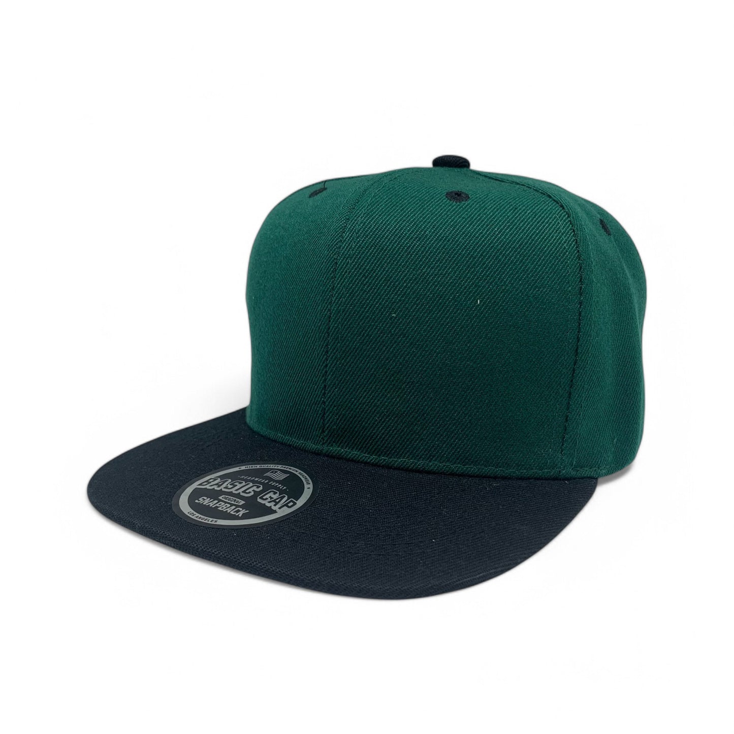 Plain Poly Snapback Hat 8002