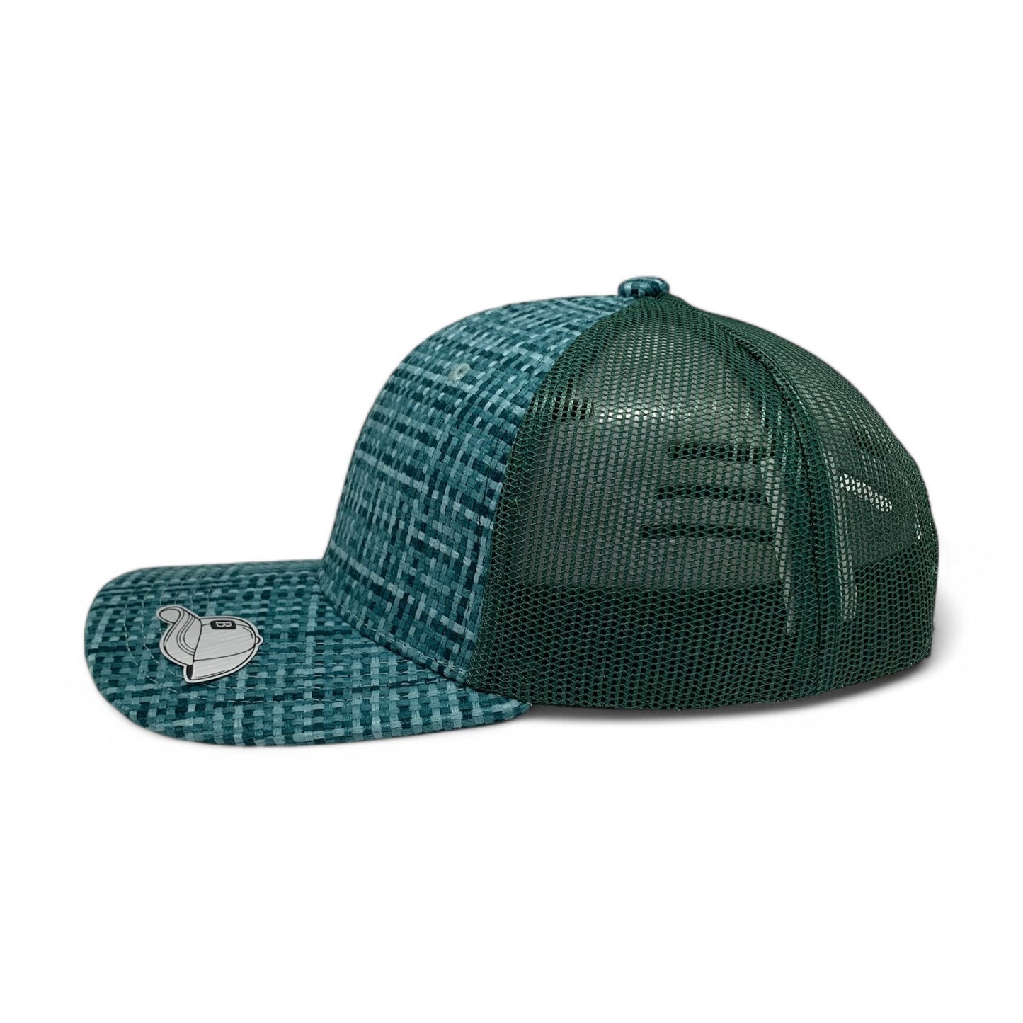 PLAIN CHECK PATTERN MESH HAT - PCP