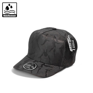 Plain Curve 5Panel Camo Laser Hole Hat Water Repellent 5009