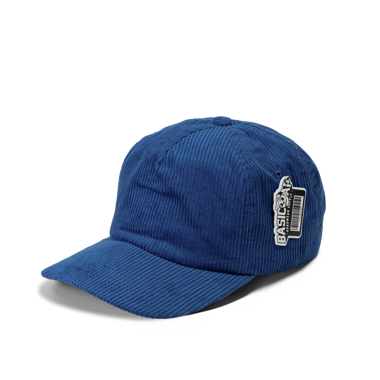 Plain Flat Unstructured 5Panel Full Corduroy Hat 5054