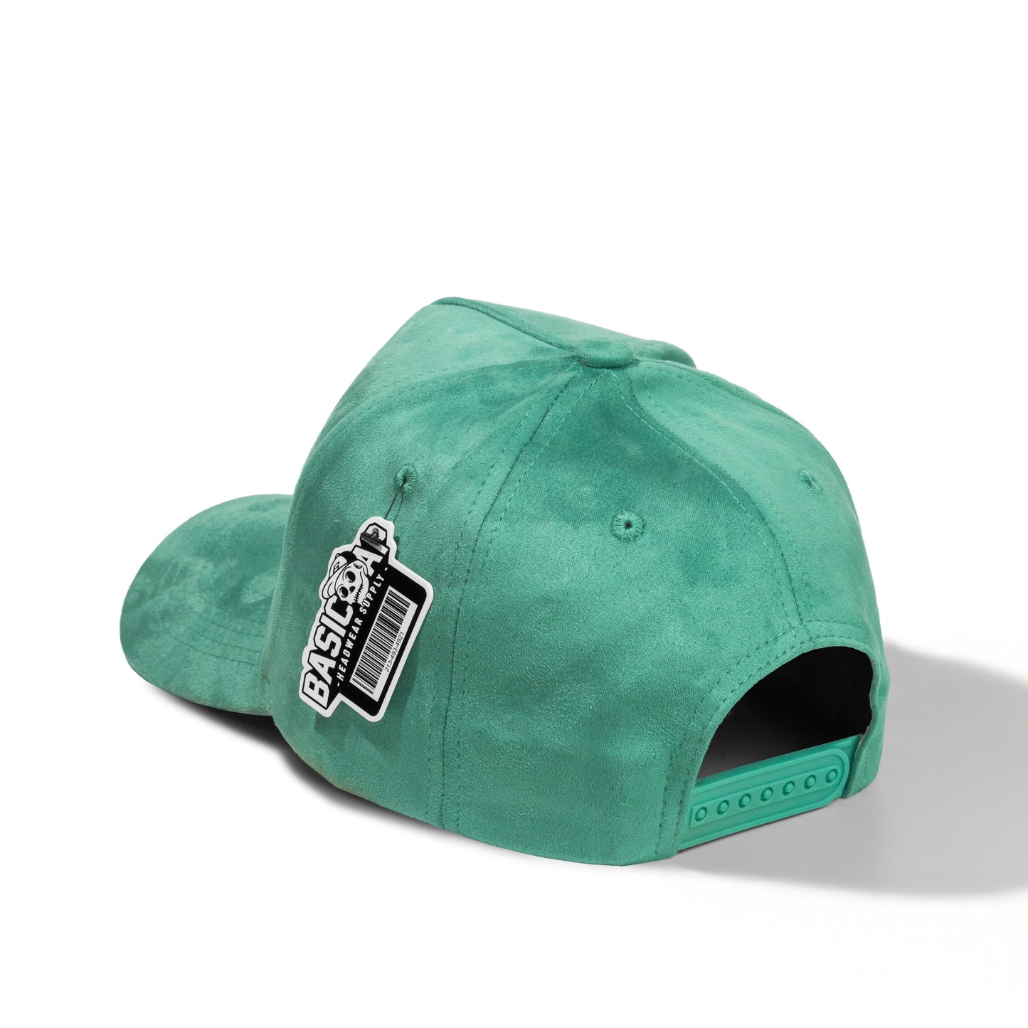 Plain 5Panel Full Suede Snapback Hat 5004