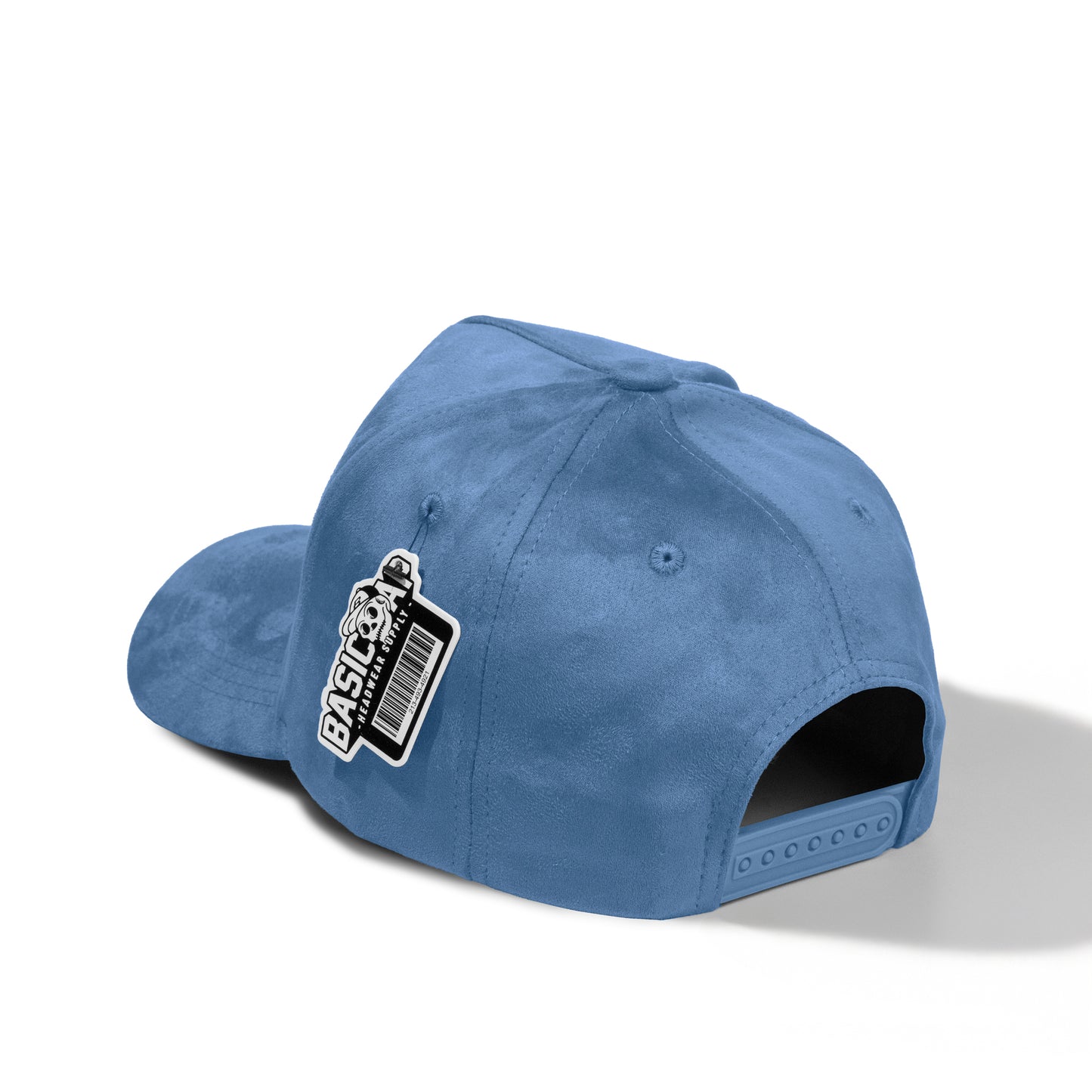Plain 5Panel Full Suede Snapback Hat 5004