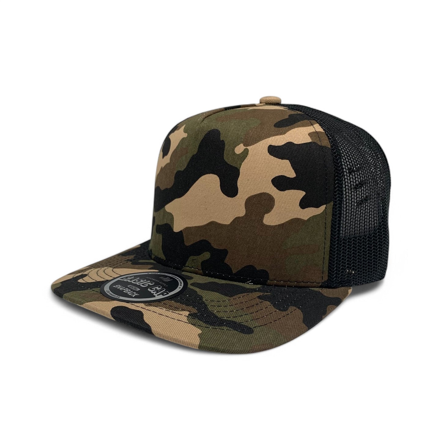 PLAIN CURVE 5PANEL UNDER MEXICO PRINTED MESH HAT - P5MM