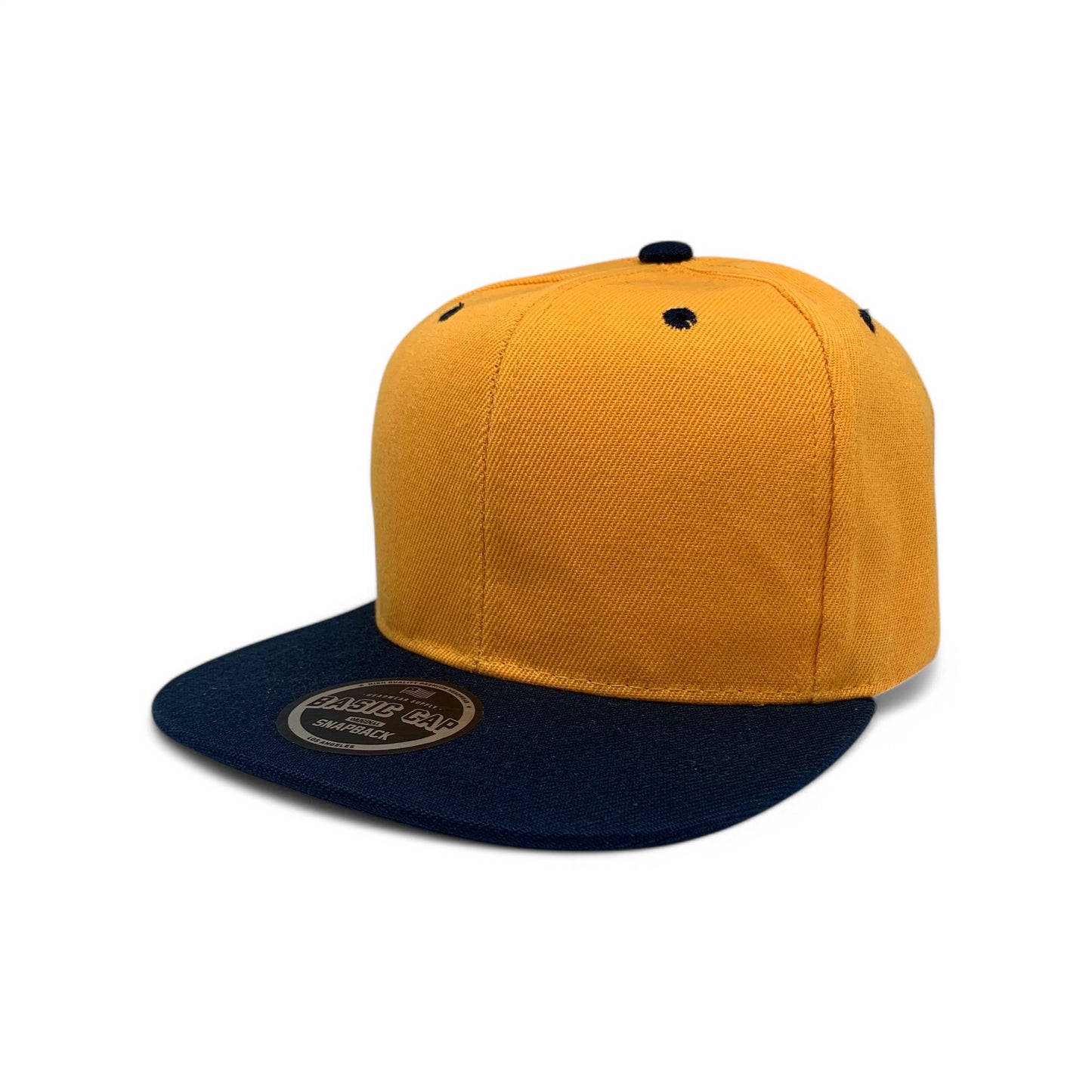 Plain Poly Snapback Hat 8002