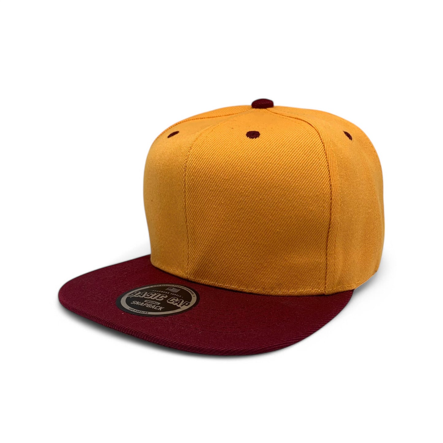 Plain Poly Snapback Hat 8002
