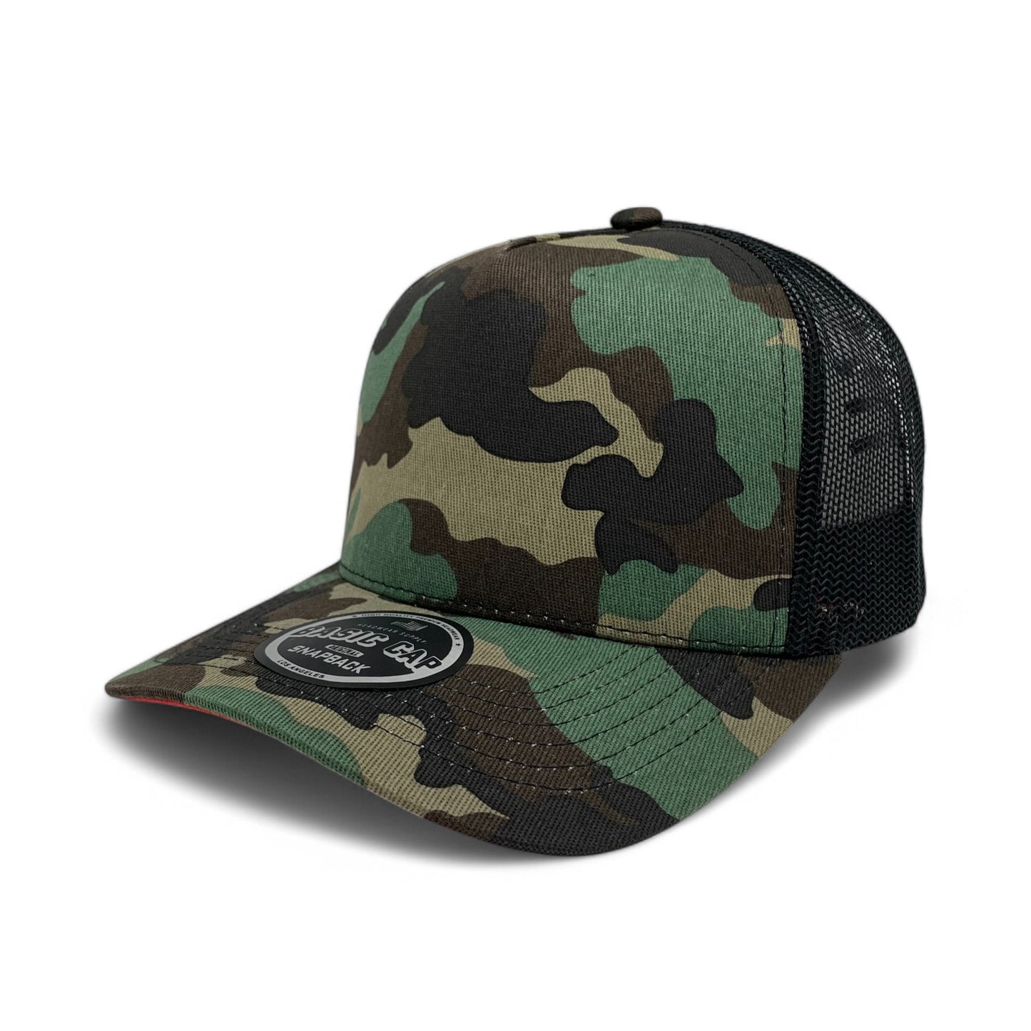 PLAIN CURVE 5PANEL CAMO PATTERN MESH - P5CCM