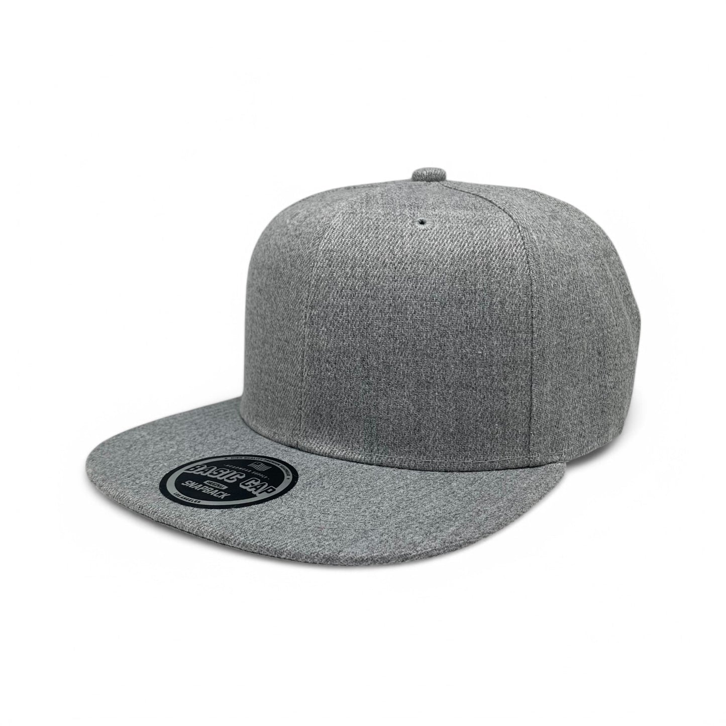 Plain Poly Snapback Hat 8002