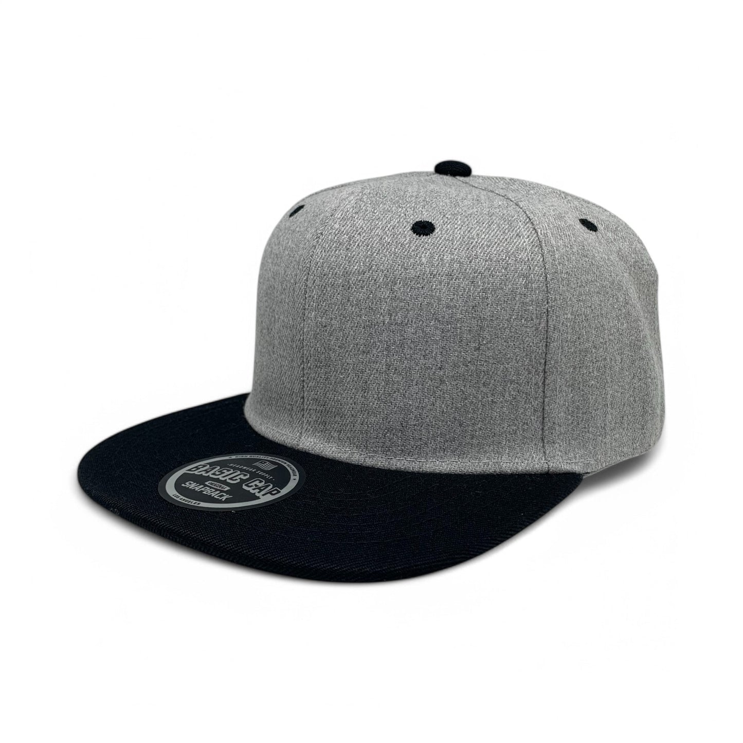 Plain Poly Snapback Hat 8002