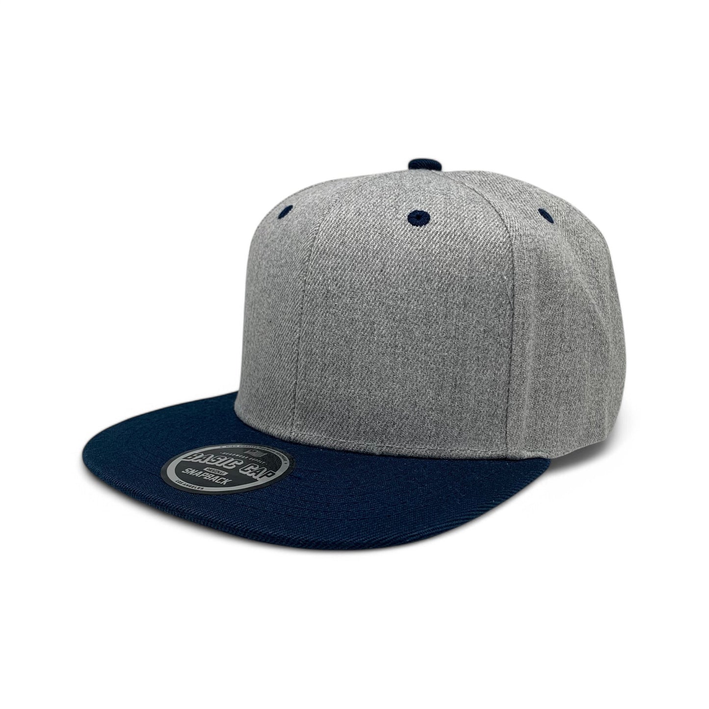 Plain Poly Snapback Hat 8002