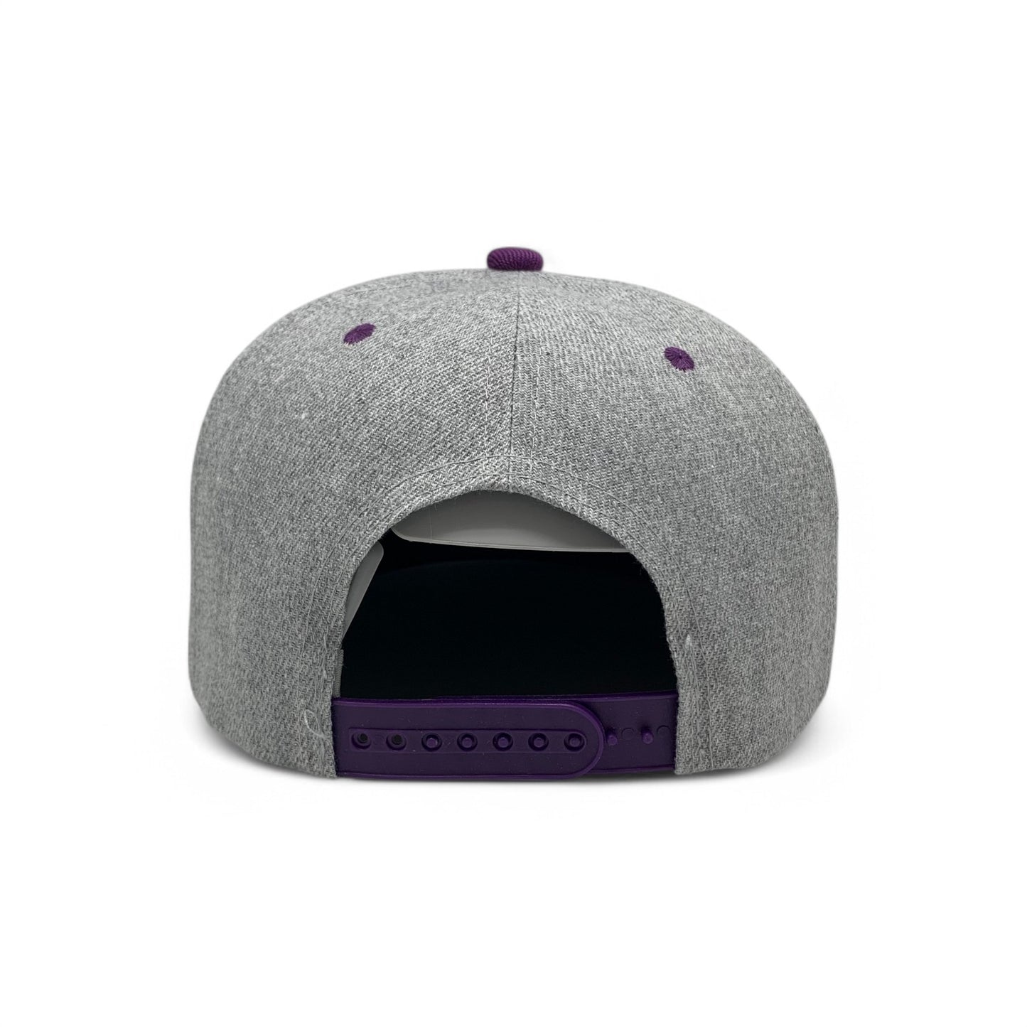 Plain Poly Snapback Hat 8002