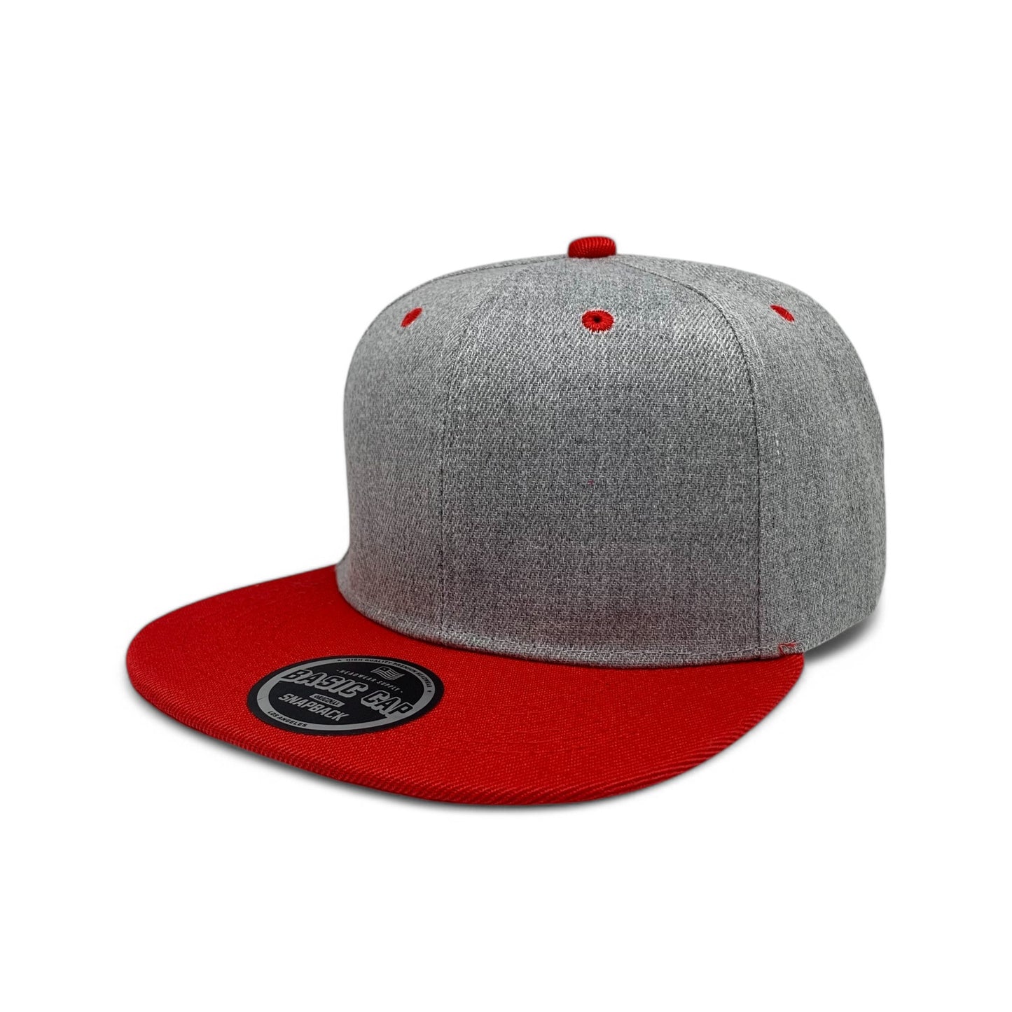 Plain Poly Snapback Hat 8002