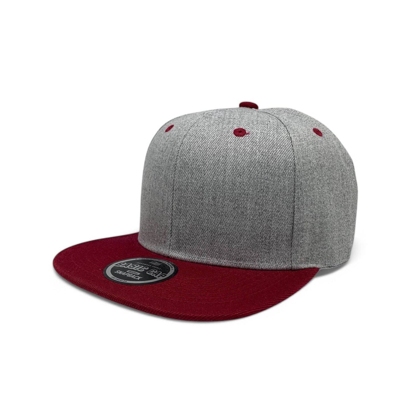 Plain Poly Snapback Hat 8002