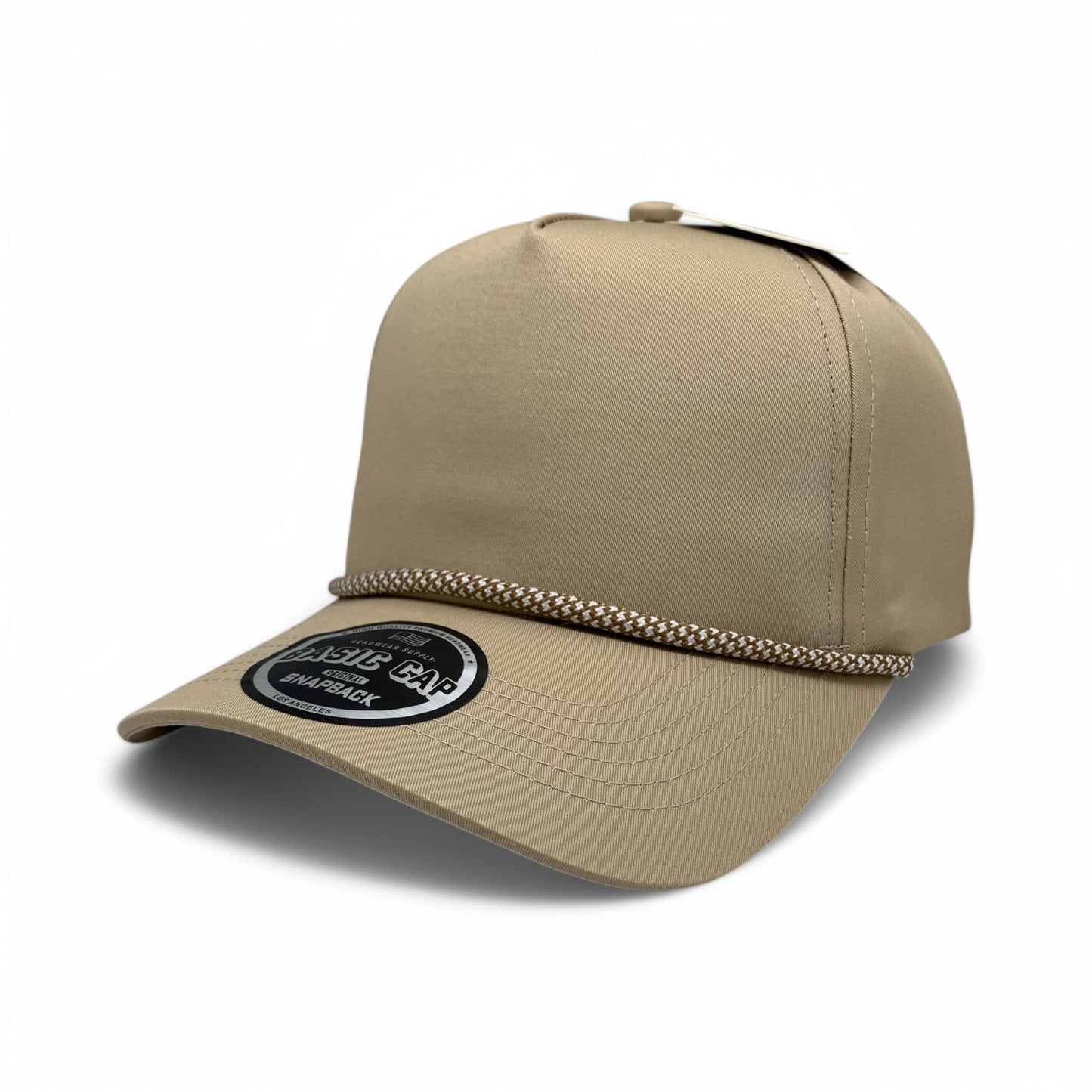 PLAIN CURVE 5PANEL WITH ROPE HAT - P5CR