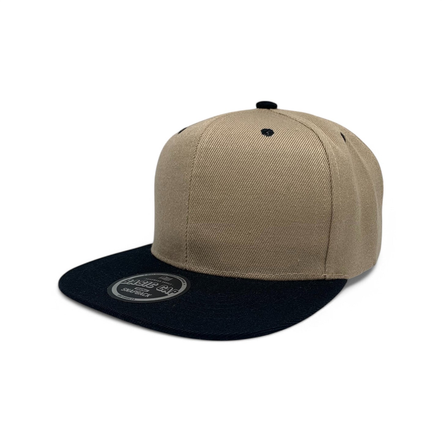 Plain Poly Snapback Hat 8002