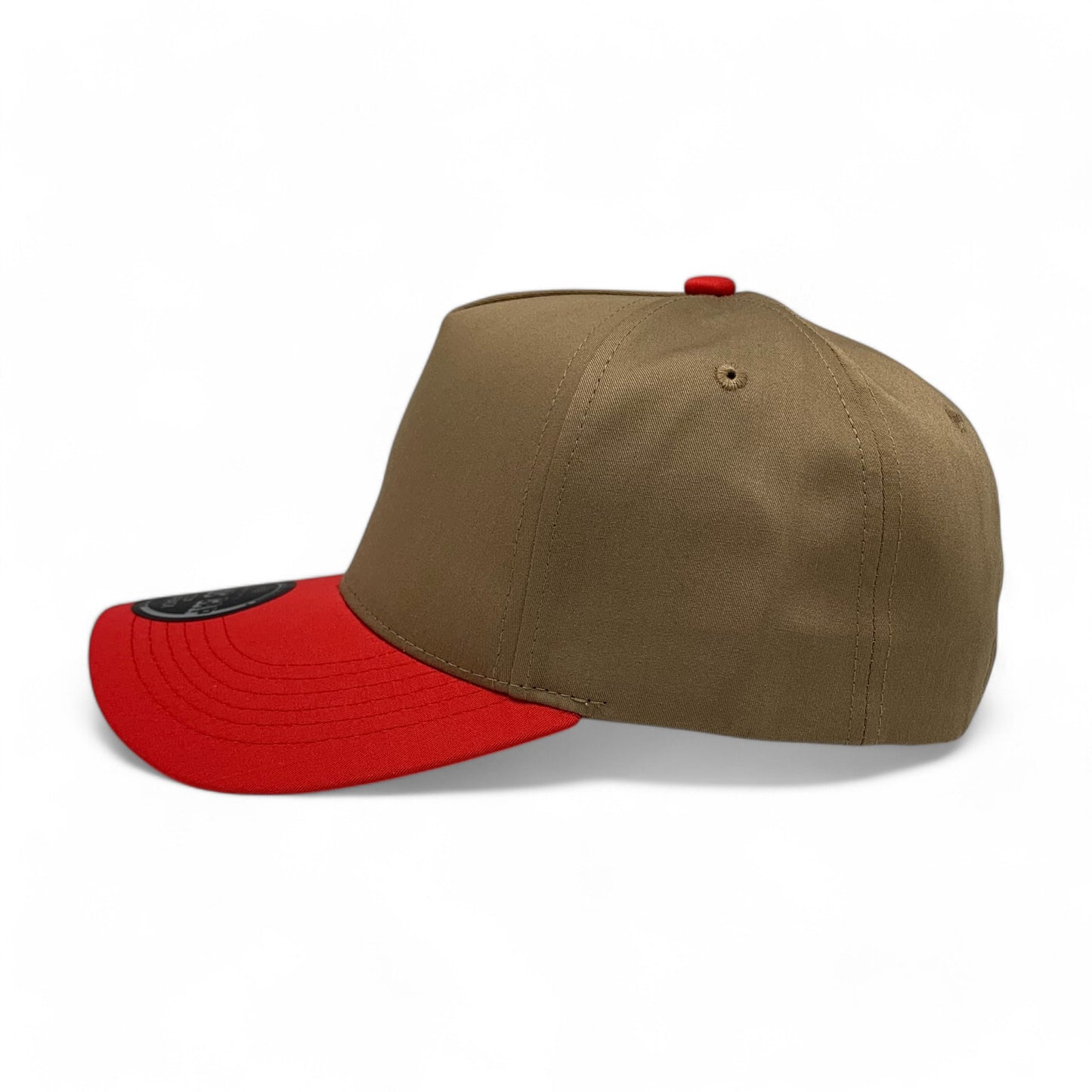 PLAIN CURVE 5PANEL UNDER MEXICO PRINTED HAT - P5CUM