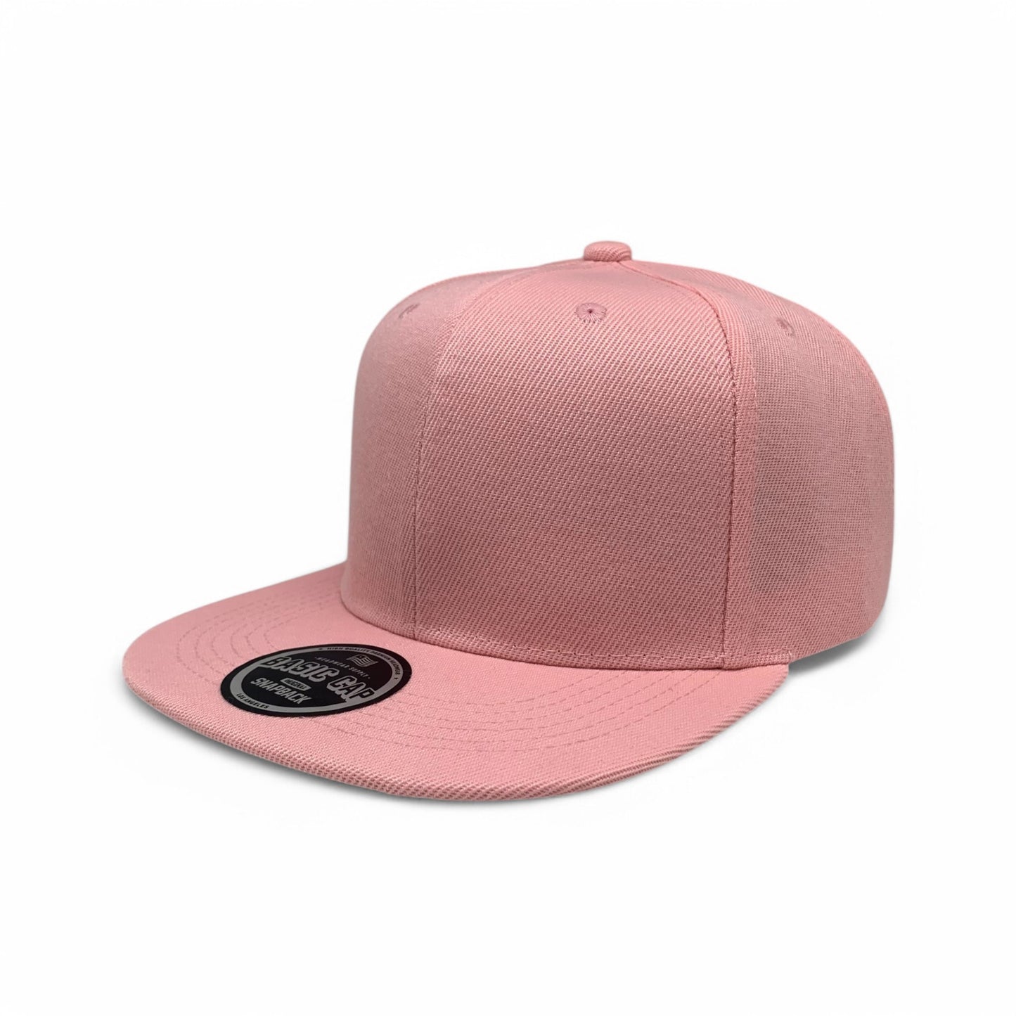 Plain Poly Snapback Hat 8002